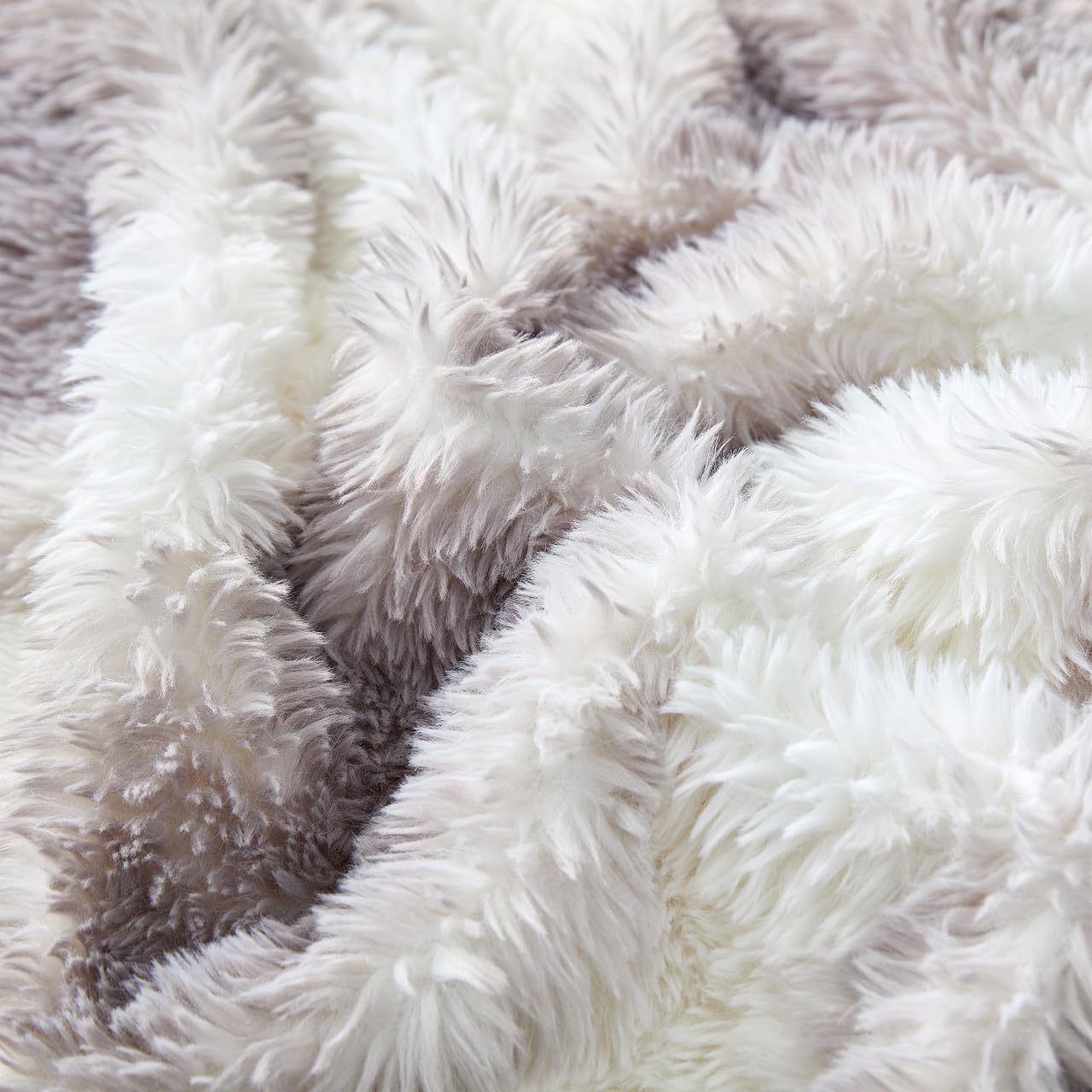 Byourbed Striped Chunky Bunny Bare - Coma Inducer® Oversized King Comforter - Gray and White