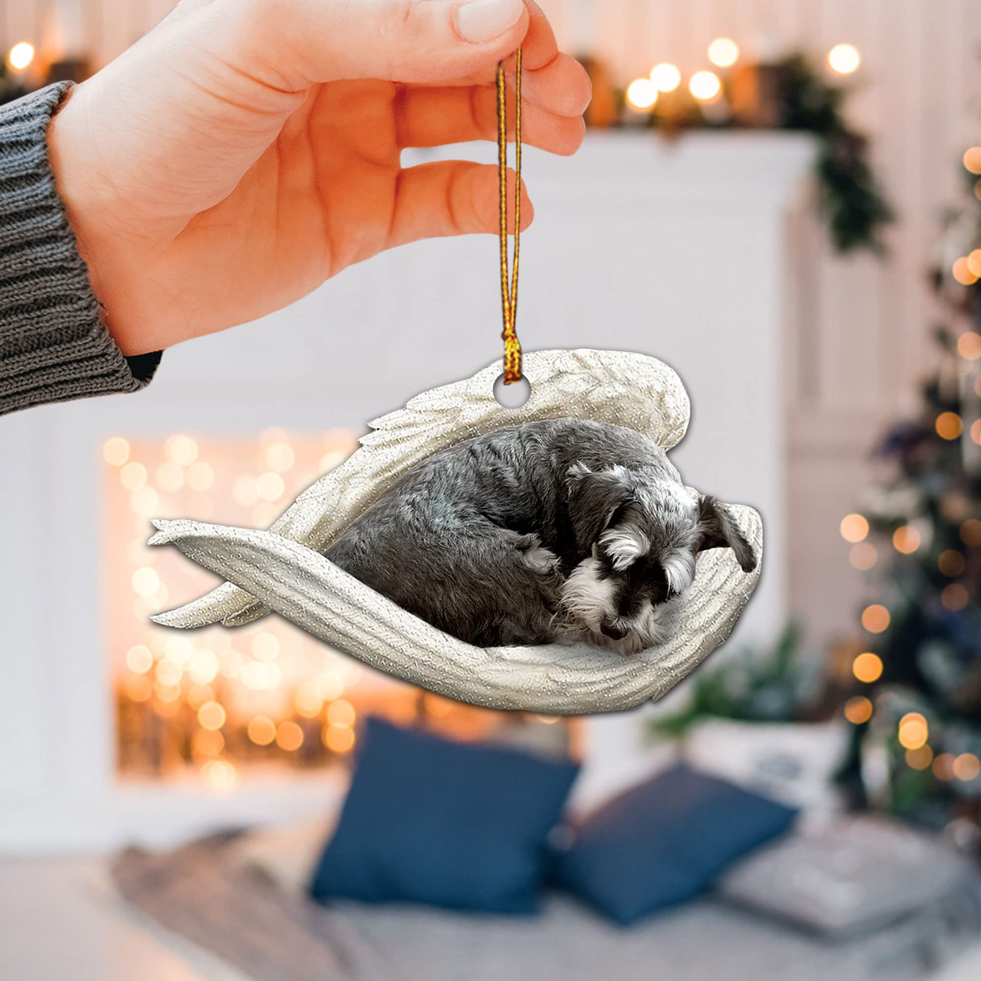 とんちゃん様❤ミニチュアシュナウザー クリスマスオブジェ♡ Amazon.co.jp: Talataca ミニチュア シュナウザー スリーピング