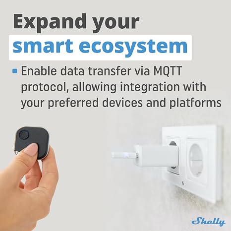 Shelly BLU Gateway | Bluetooth WLAN gateway USB-A-Dongle | home automation | Compatible with Alexa and Google Home | iOS Android app | Wireless
