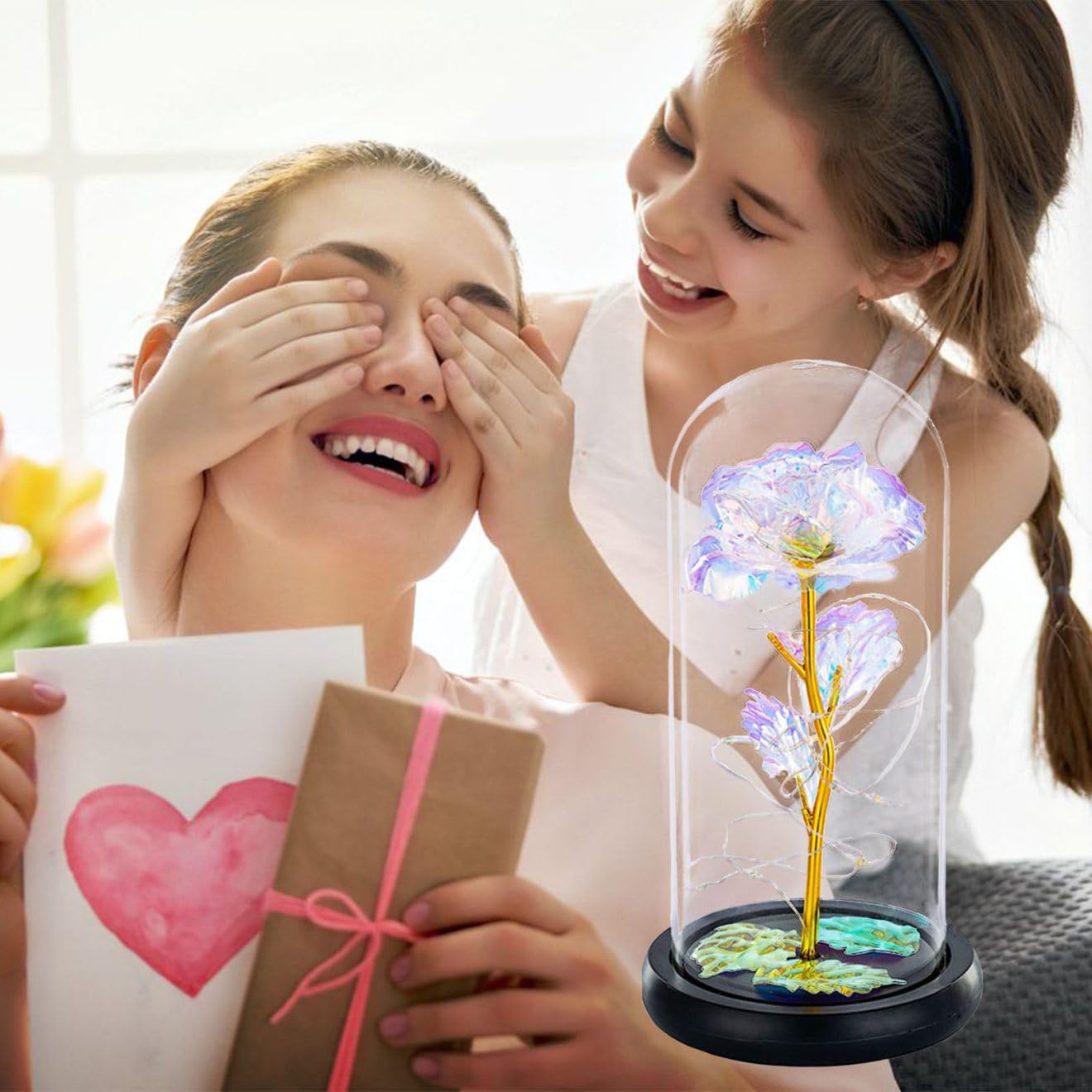 青薔薇 間接照明 バラ 薔薇 ローズ アンティーク調ライト テーブルランプ 間接照明