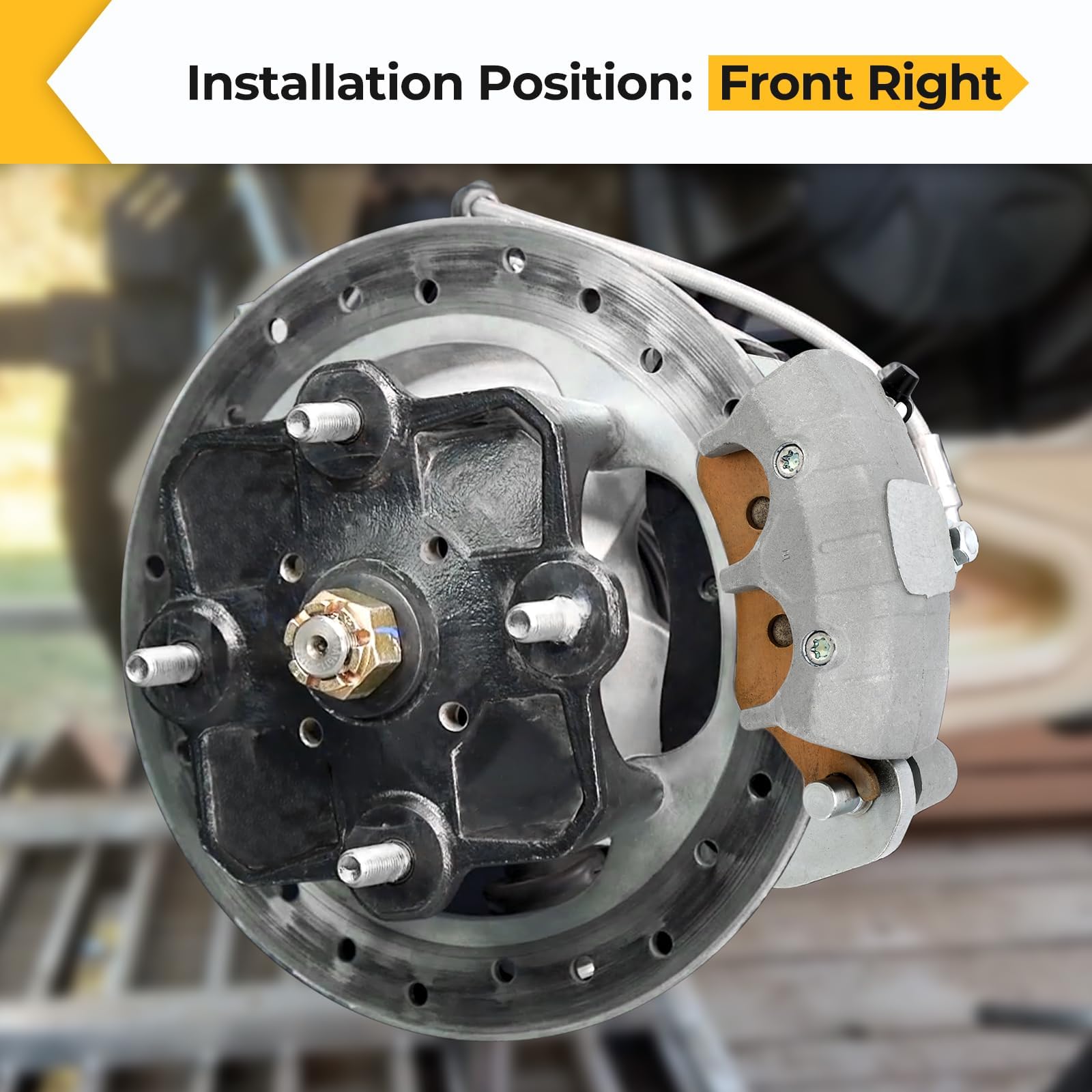 Amazon.com: Front Right Brake Caliper & Sintered Pads for Maverick