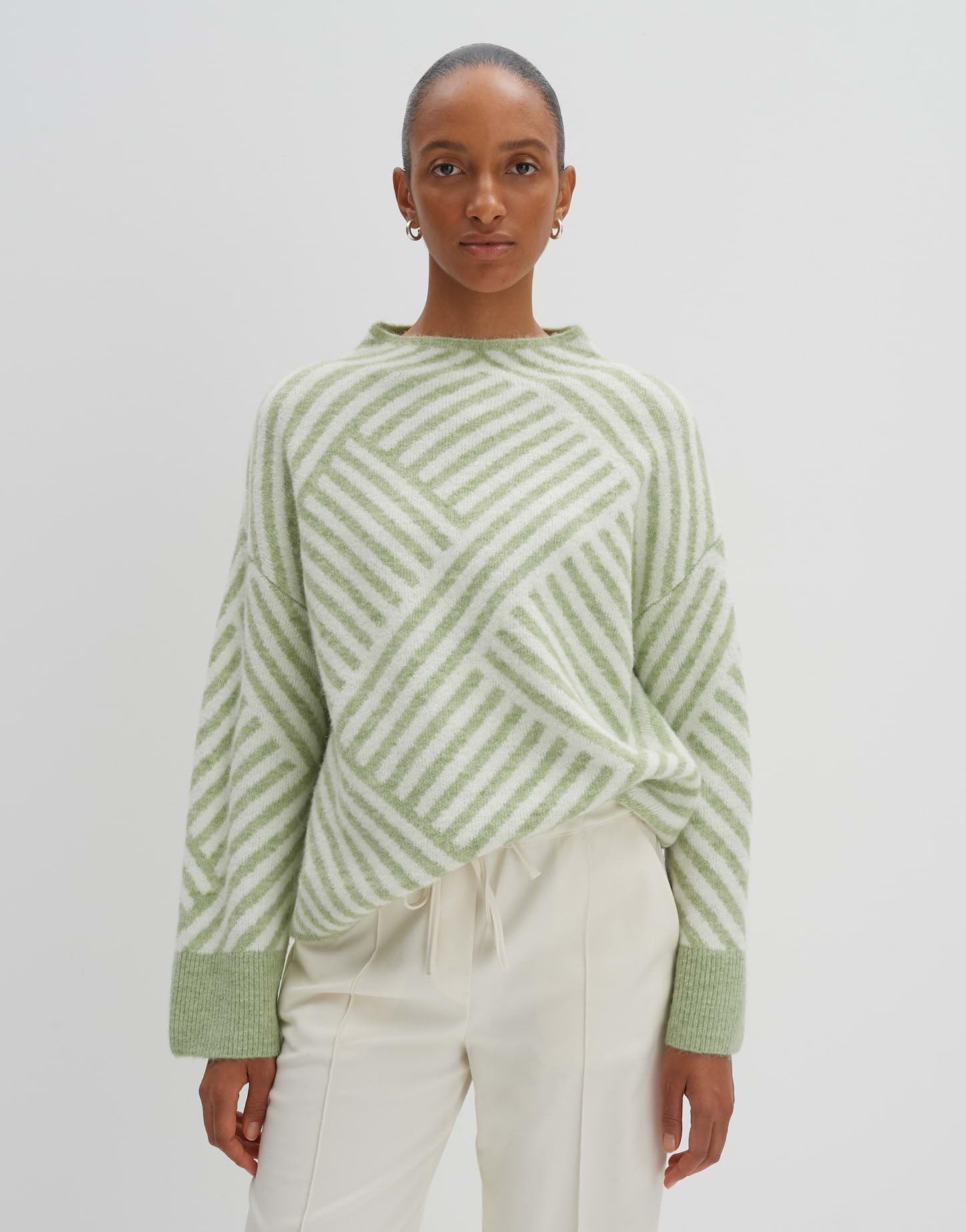 someday Sweter damski | sweter z dzianiny Tonica Loose z wełną i moherem
