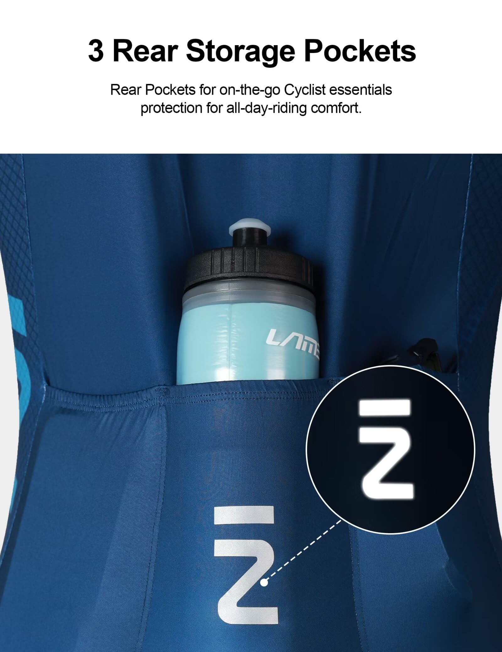 INBIKE Maillot de cyclisme pour homme, manches longues, séchage rapide, avec poches, anti-humidité, pour vélo de route VTT