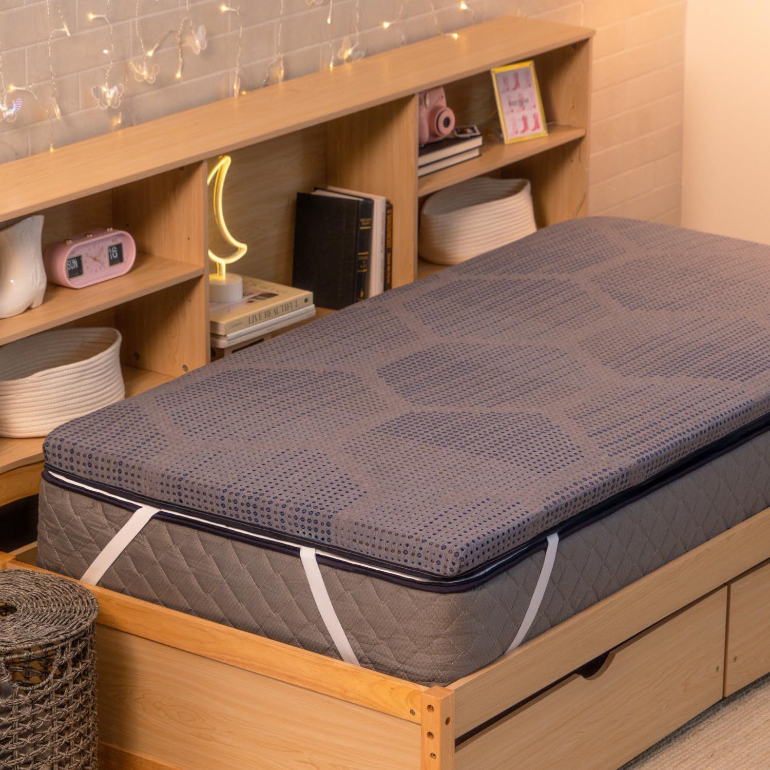 Brooklyn Bedding CopperFlex 201 Cooling Mattress Topper, King | CertiPUR-US Certified