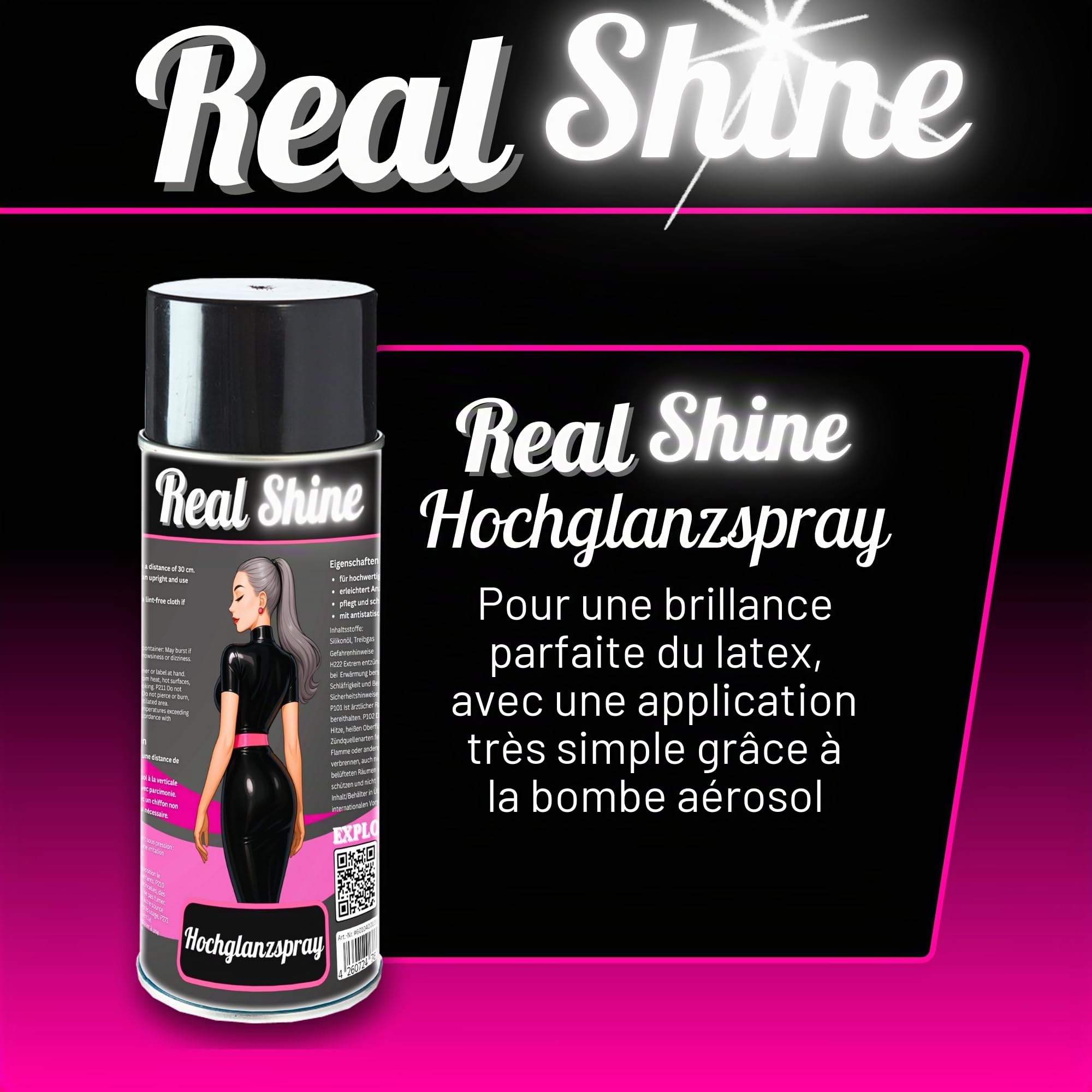Optimal Products die bessere Lösung Spray brillant pour latex brillant 400 ml