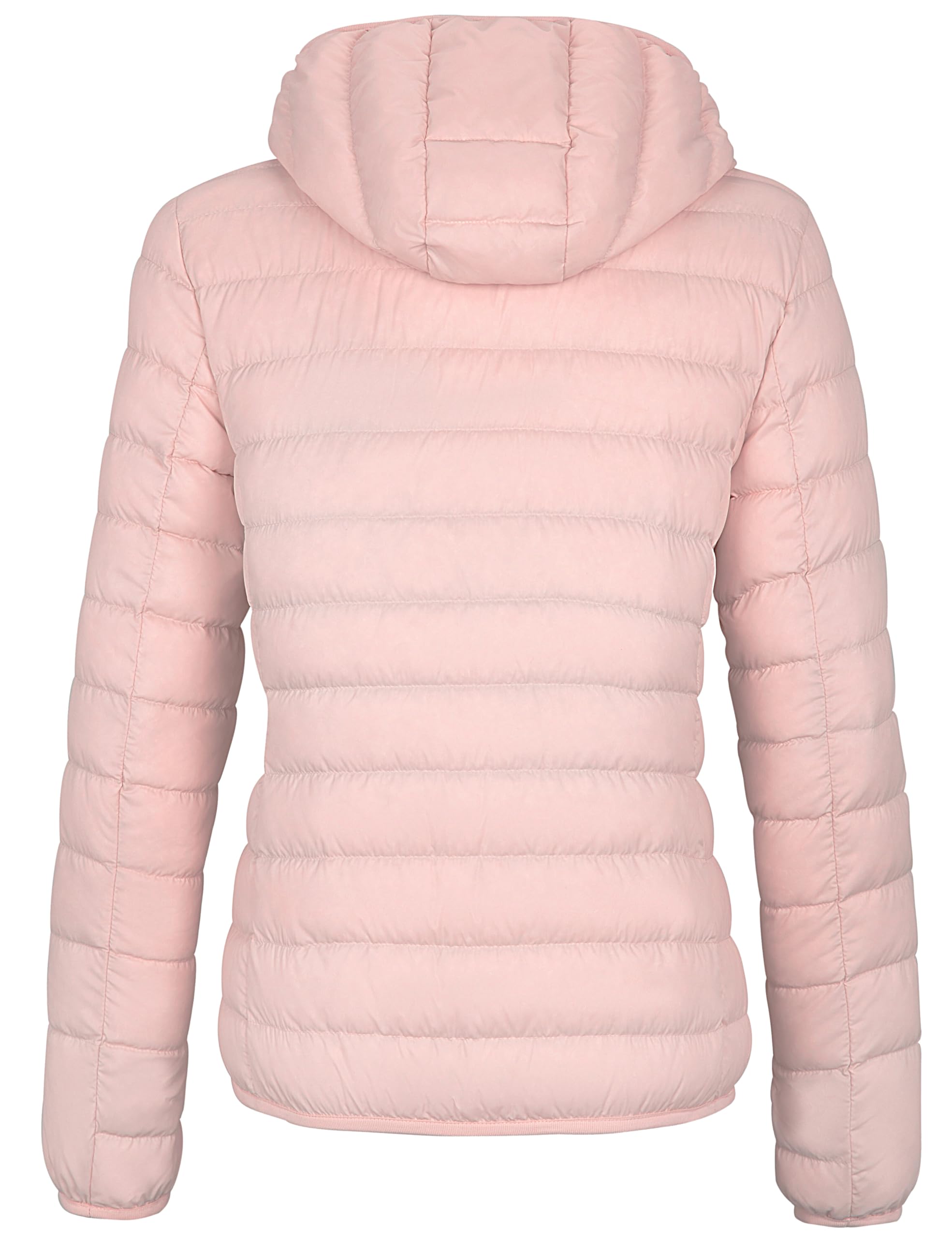 Wantdo Piumino Leggero Ripiegabile Giacca con Cappuccio Antivento Giubbotto Corto Slim Fit Capispalla da Montagna Caldo Invernale Donna