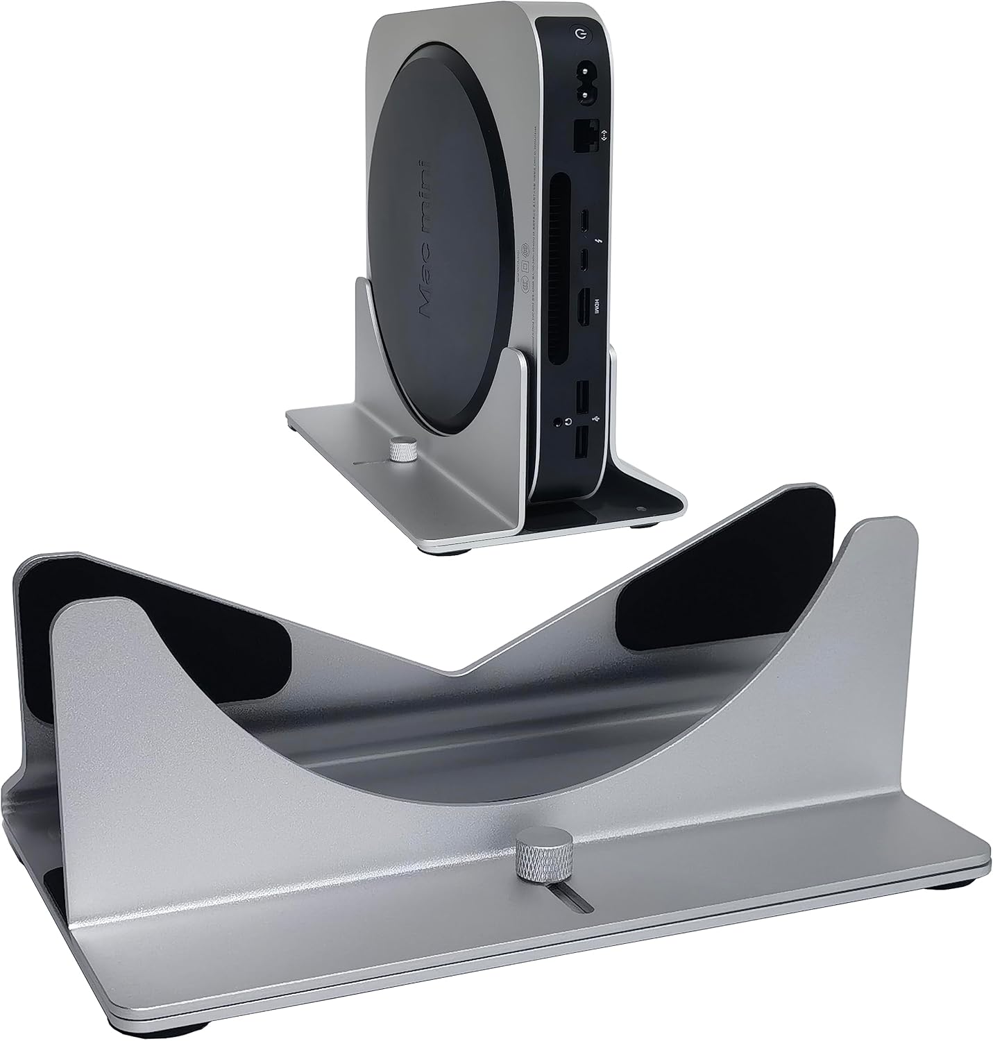 Psitek Aluminum Mac Mini Stand Dock Holder, SpaceSaving Upright