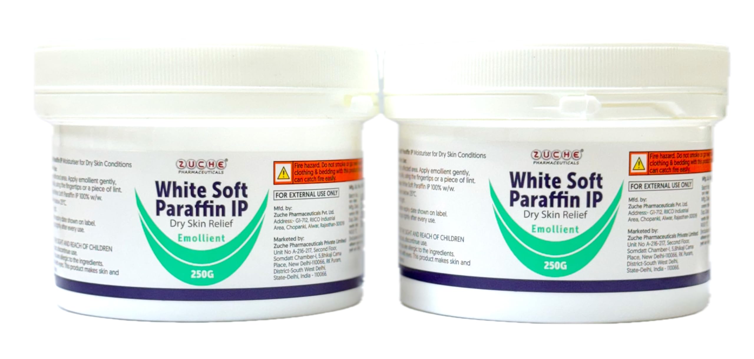 White Soft Paraffin 250 GM | Emollient | Petroleum Jelly | Medical Grade