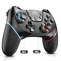 Vista 9 de Upgraded Wireless Controller for Switch/Lite/OLED/Switch 2 Pro Controller for Switch Remote Joystick Gamepad Supports Wake up, Gyro Axis, Turbo