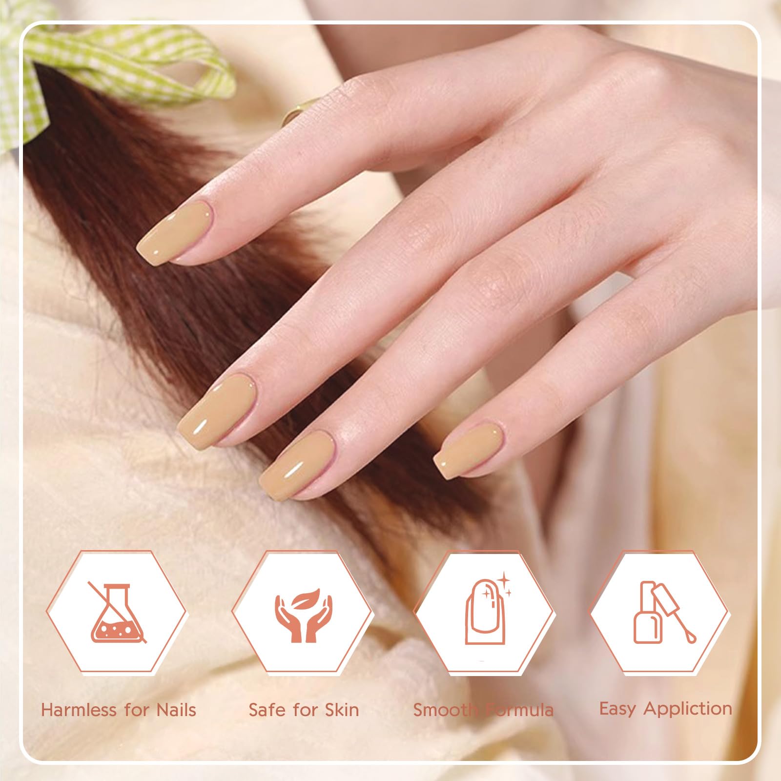 【pani】ネイルセット Amazon.com : wakaniya Nail Polish Set 8 Colors Nude Pink White