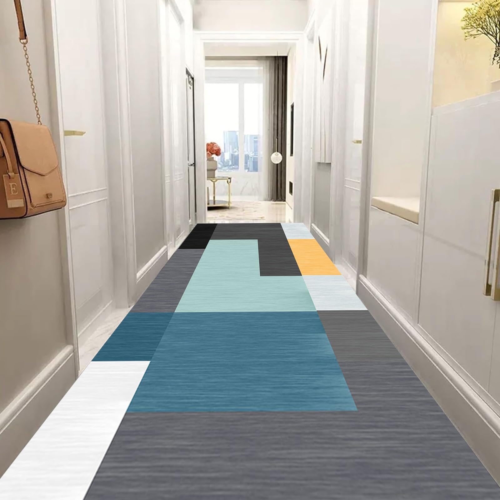 Amazon | 廊下用カーペット 廊下敷き 床保護 120 x 210 cm ズレない