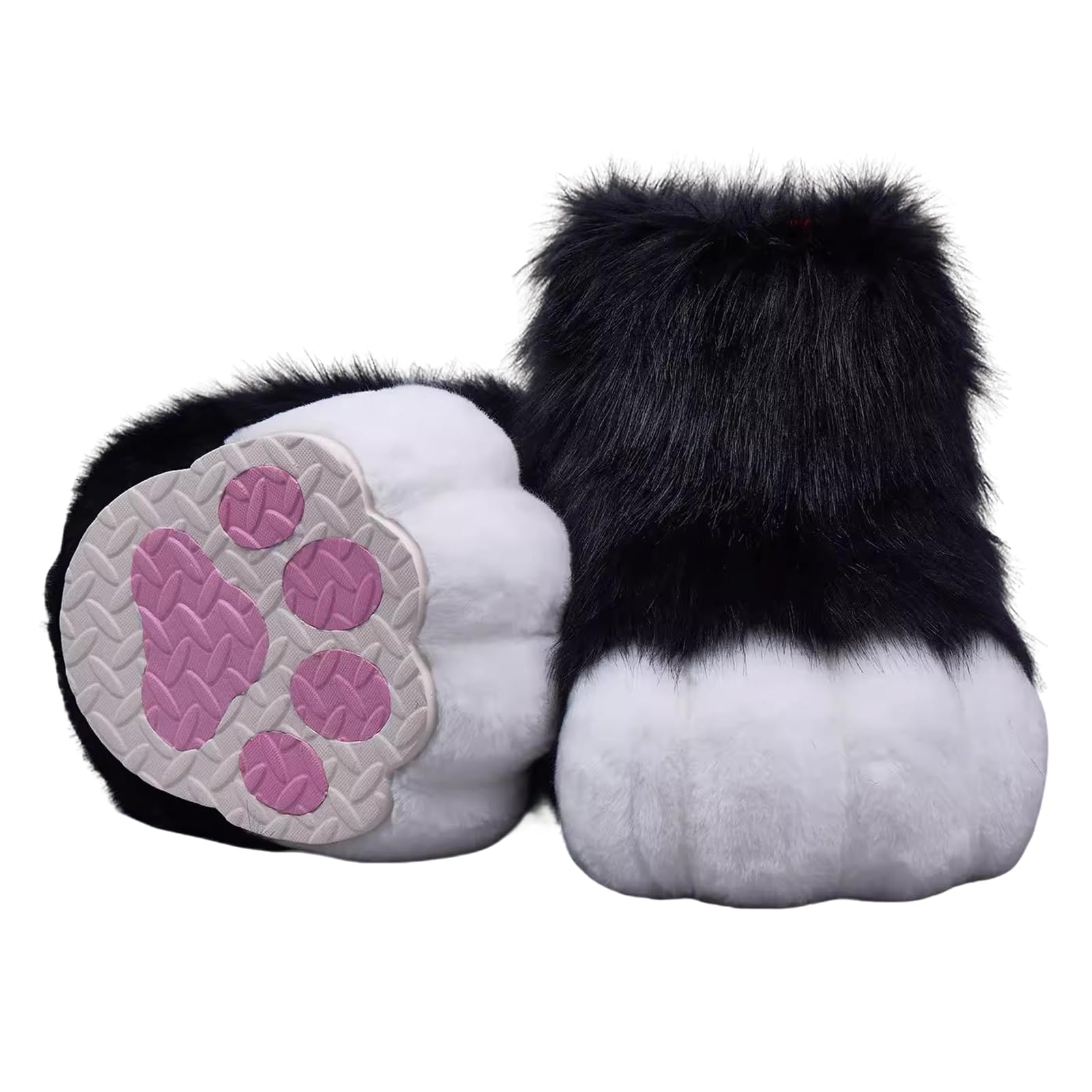 Fursuit Feet Paws,Furry Animal Paw Shoes with Non-Slip Sole