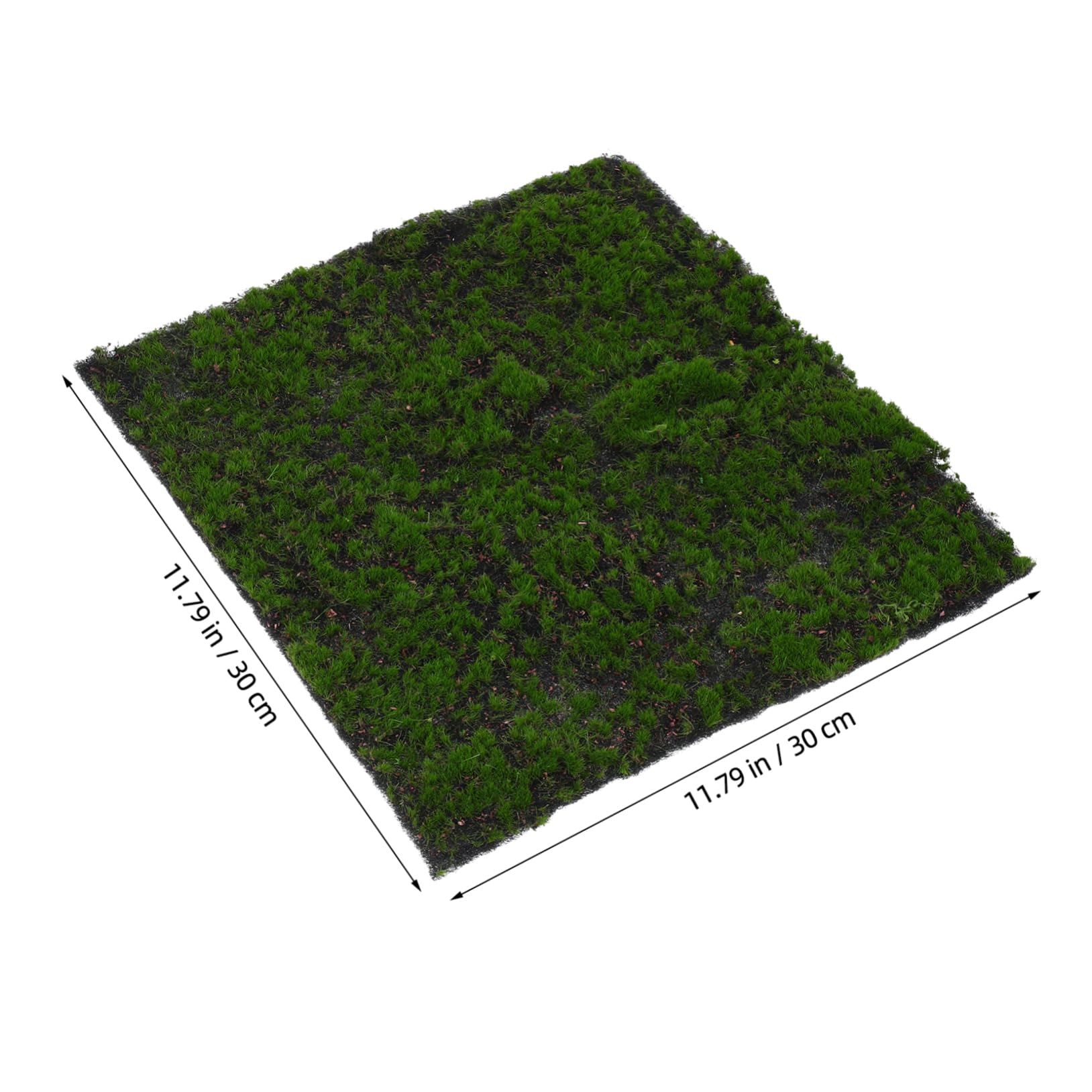 MUCKLILY Realistic Artificial Moss Turf Pad 30cmx30cm Fake Faux Grass for Crafts Home Decor Wedding Decorations