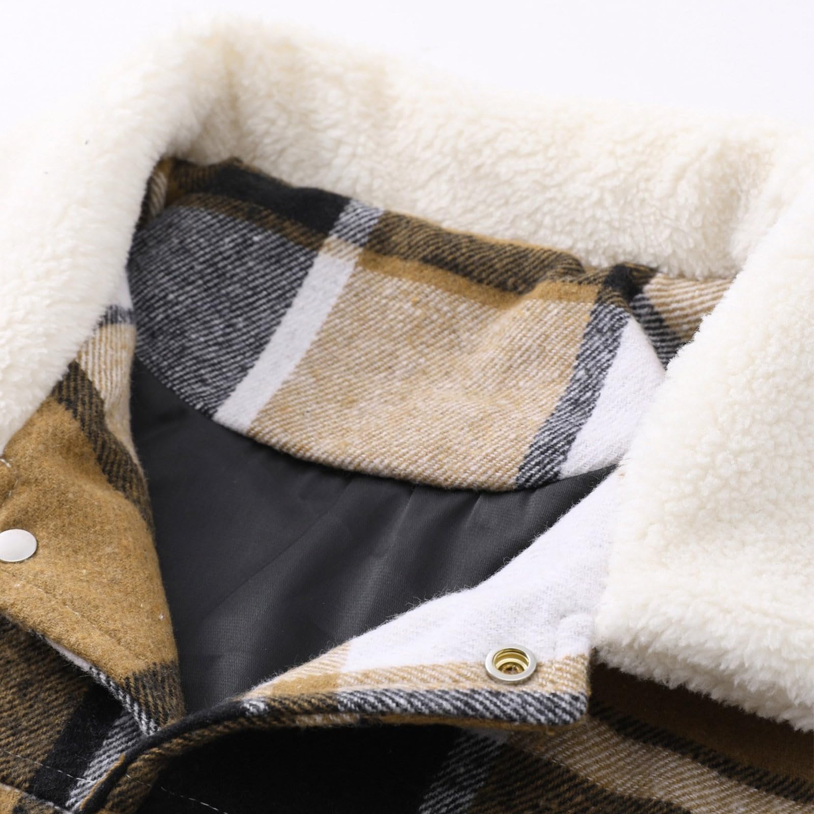 Chemise en flanelle à carreaux à manches longues pour homme