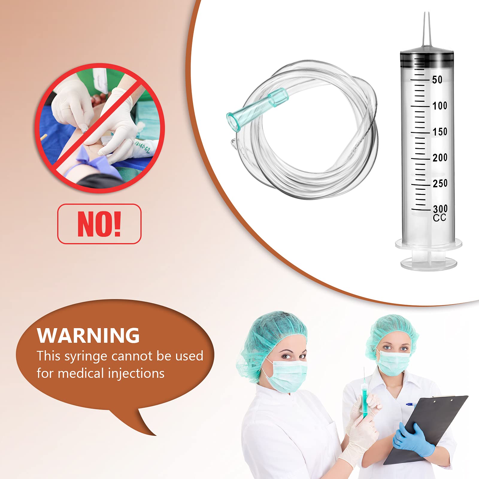 Buy Plastic Syringe with Tube Large Plastic Syringe with Hose Tube