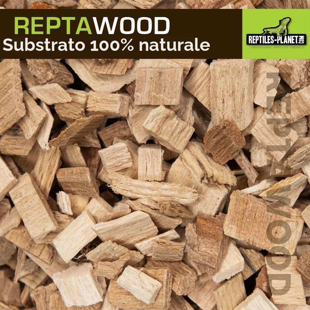 Reptiles Planet - Reptawood - Substrato Naturale per Terrario - Luminosità di Faggio - 18 Litri