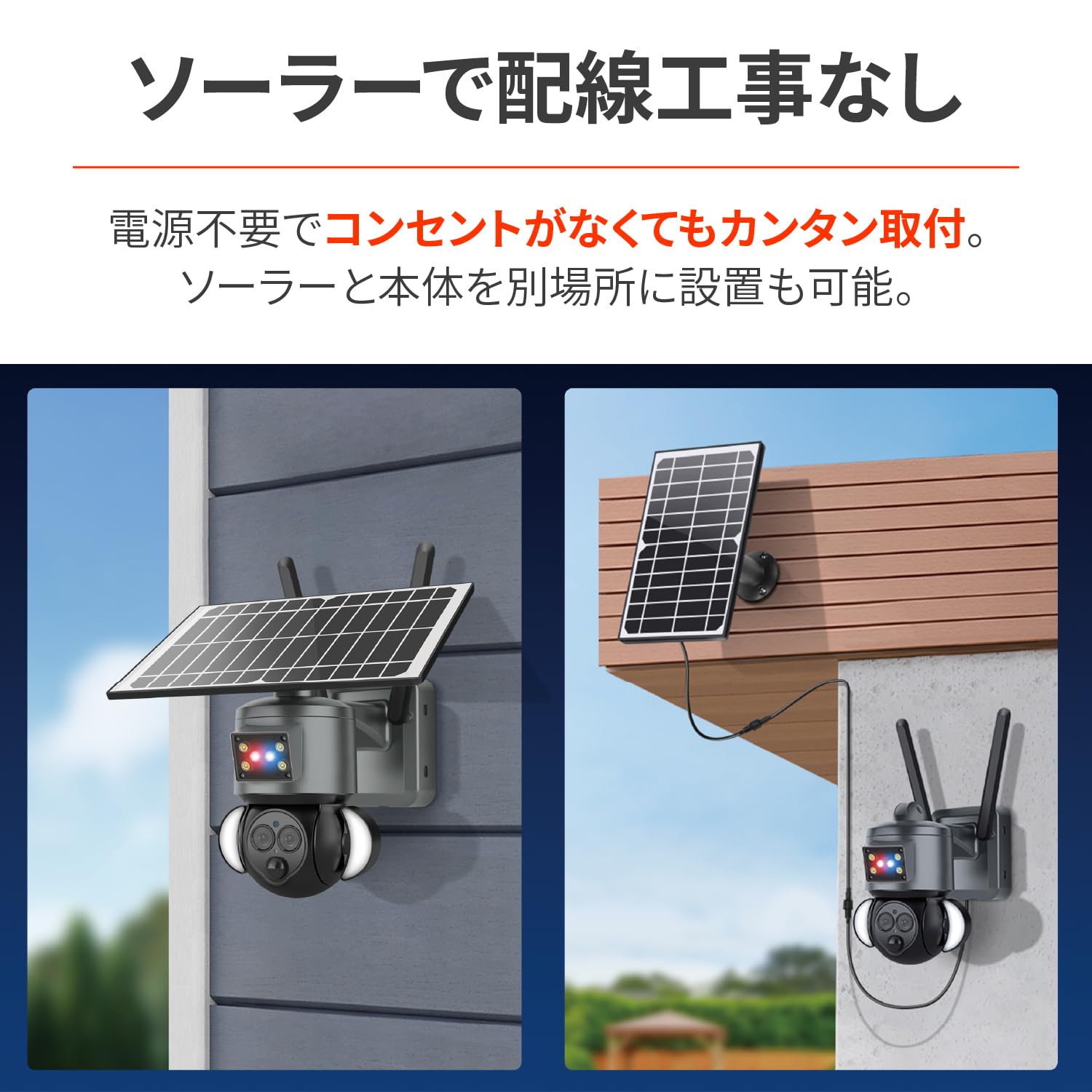 Amazon | デイトナ(Daytona) 防犯カメラ 屋外 ソーラー バイク 無線