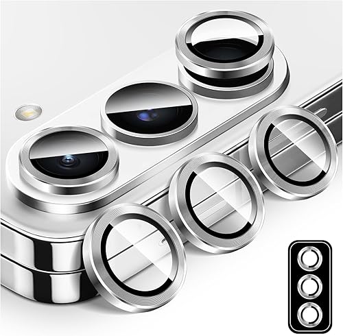 Miniatura 37 de LucBuy Protector de lente de cámara para Samsung Galaxy Z Fold 3, cubierta de cámara de vidrio templado Protector de pantalla Adhesivo de película