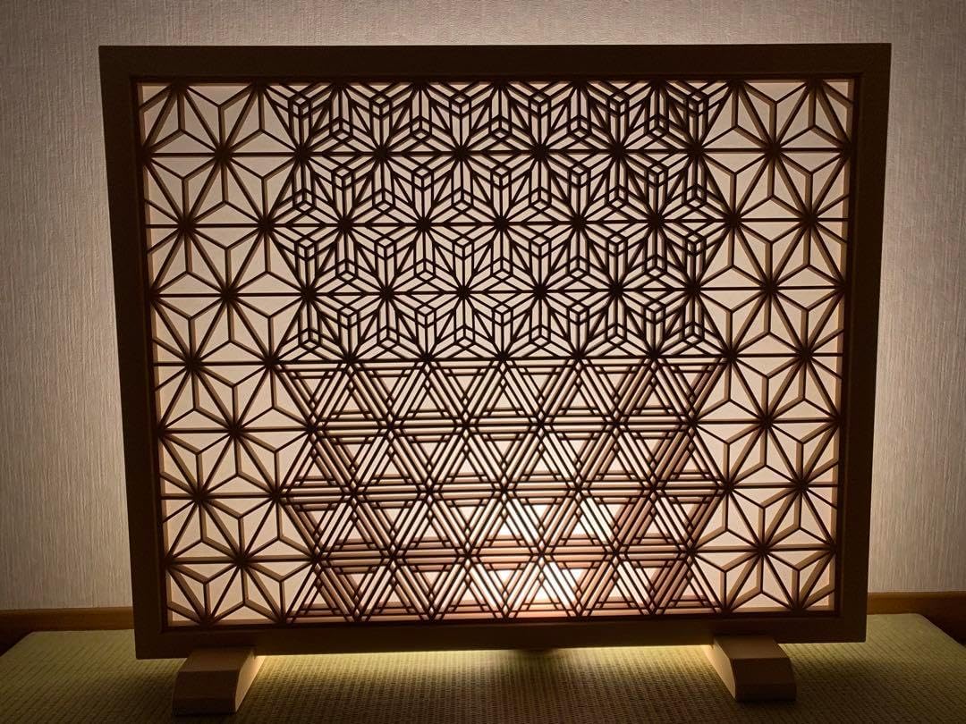 組子　組子細工　衝立　ついたて　パーテーション　伝統工芸品 61k1a6ugEFL._AC_UF350,