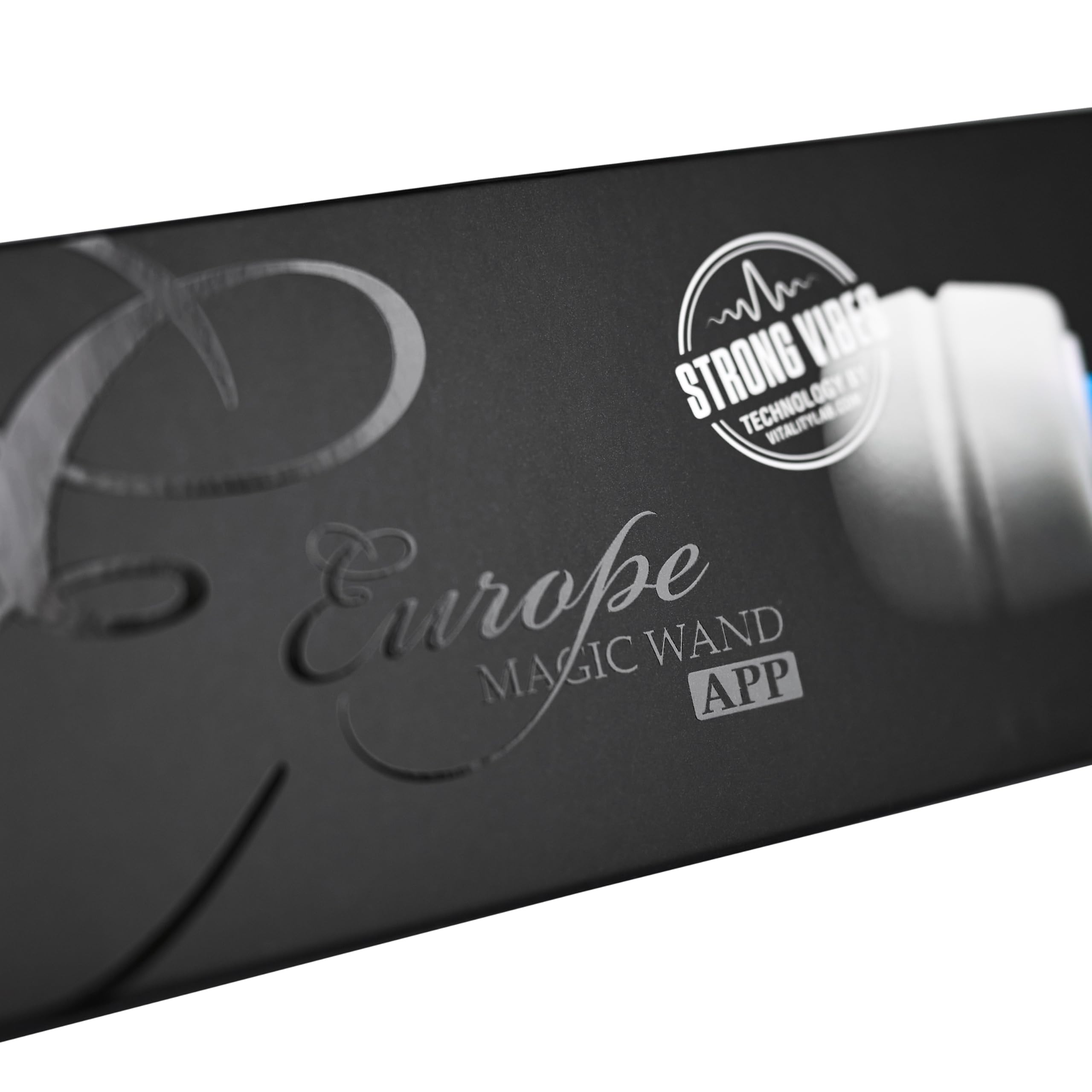 Europe Magic Wand APP vibratore wand con controllo app, cavo 2,5 m | Vibratore wand a rete collaudato dal 2012: 15 W, testa in metallo, controllo via app e cavo da 2,5 m