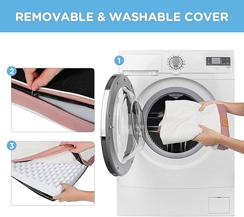 Miniatura 3 de Cama ortopédica para perros grandes, cama impermeable de lujo para perros con funda extraíble lavable y parte inferior antideslizante, tapete de