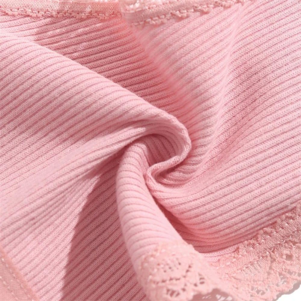 Cinturones Tirantes Tangas de Mujer 3 Piezas/Set Ropa Interior de Mujer con Encaje de Empalme Cinturón Ajustable Bragas de algodón con Espalda en T Bikini Ropa Interior transpirabl