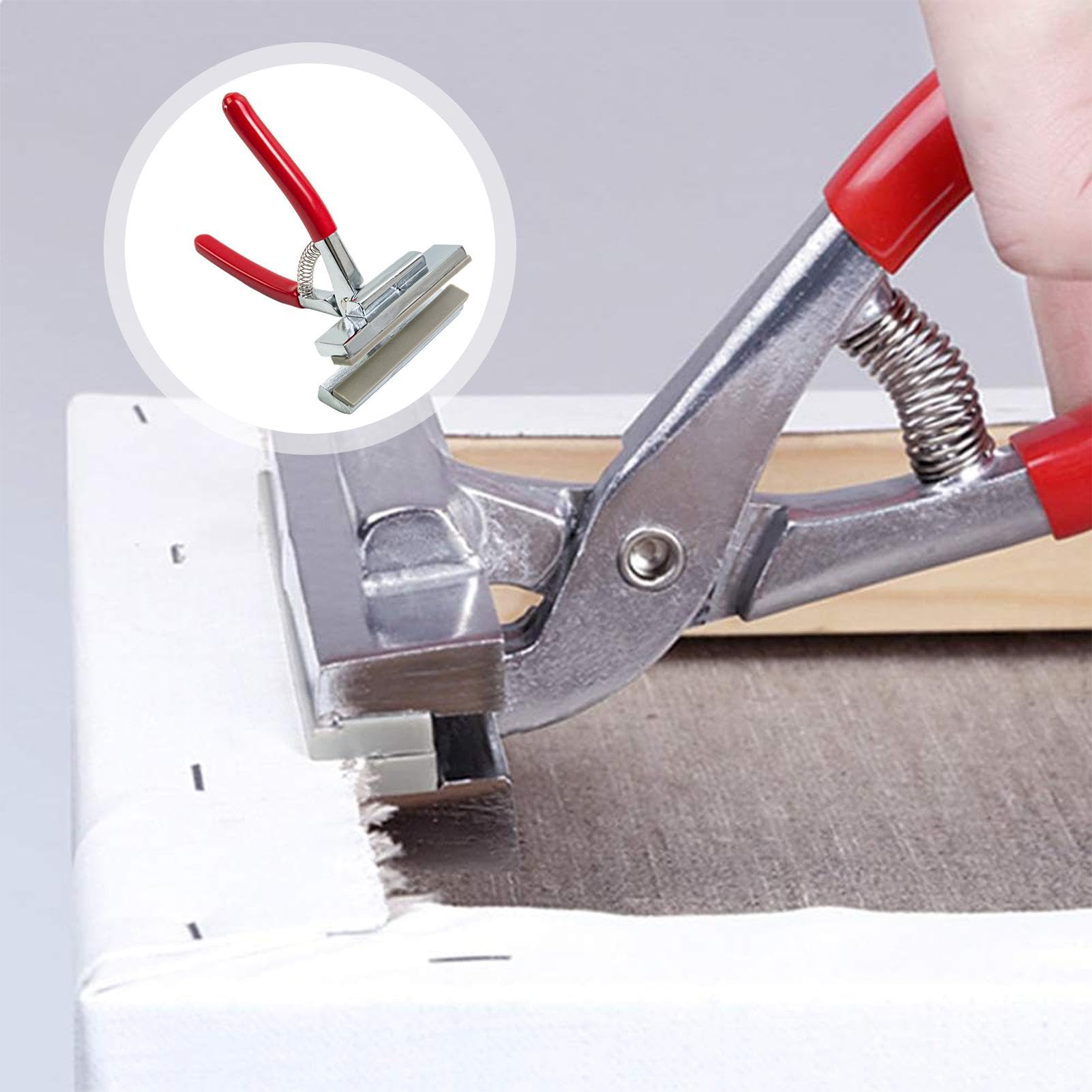 Pinza Per Telaio - In Ghisa, Con Molla, Per Tendere Tele E Dipinti - Foto 4