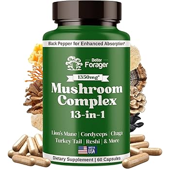 Amazon.com: Better Forager Mushroom Complex Capsules, 13-in