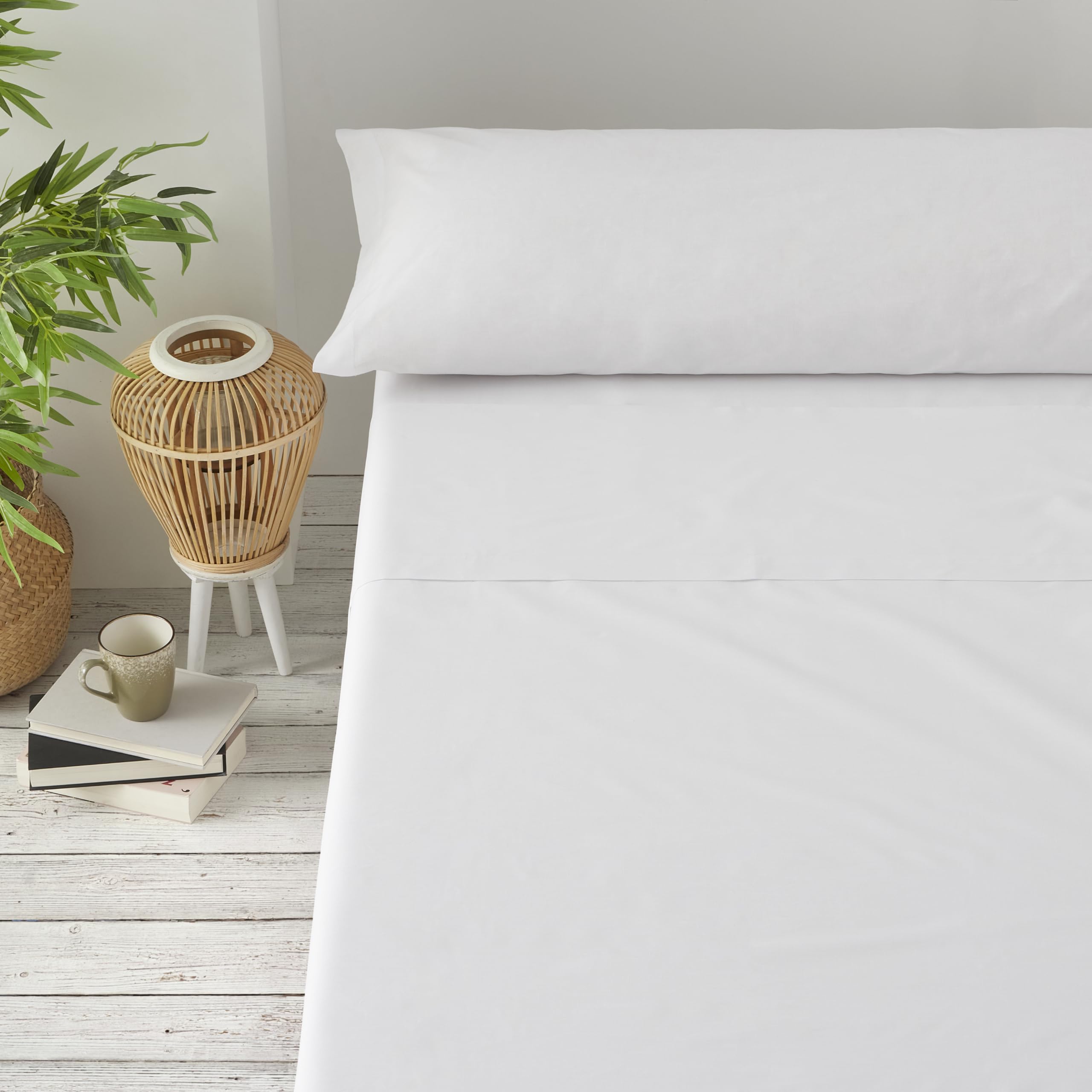 Parure De Draps 3 Pièces Microfibre Premium - Drap Housse 150x190, Drap Plat, Taie 150x45 - Pour Matelas Jusqu'à 25 Cm