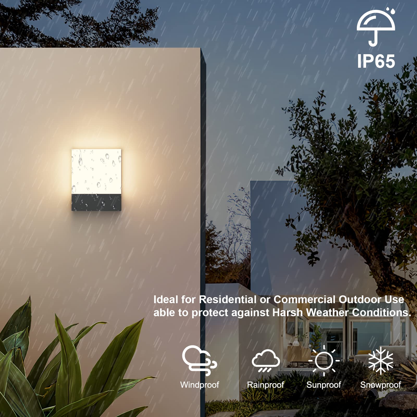 Lampada Da Parete Esterna Klighten LED 100cm/30W - IP54, Grigio Scuro, Luce Bianca Naturale 4500K - Foto 8