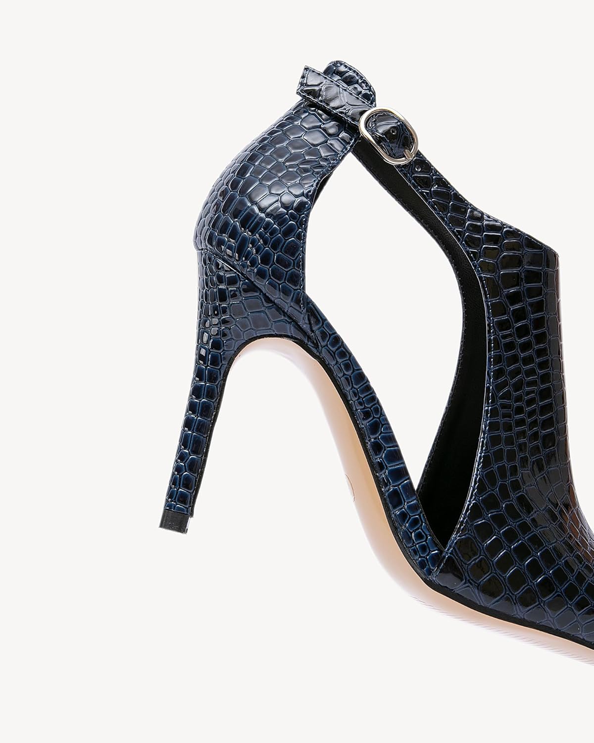 NEWBELLA Women's Closed Instep Hollow Pumps - Pointed Toe Heeled Sandals with Stiletto Heel, Versatile Casual High Heels for Everyday Wear & Commute - Image 6