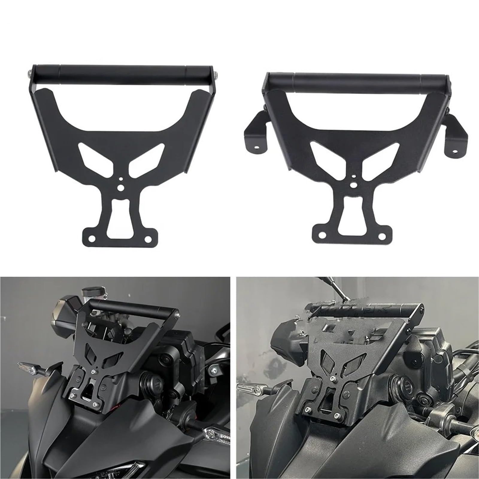 Soporte de navegación GPS para Motocicleta Compatible Para Tracer 9GT 9/GT, soporte montaje para teléfono móvil, GPS, barra manillar, extensión Soporte de Navegación para Teléfono(Upgrade version)