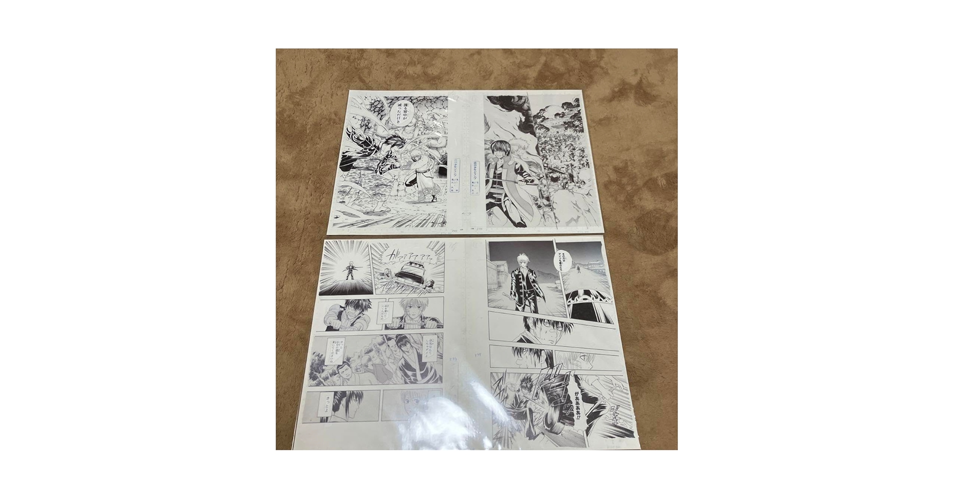 【未開封】銀魂　大銀魂展　複製原画　万事を護る者達Ver. A3サイズ 新品未使用品)銀魂 大銀魂展 パンフレット 複製原画 特典付