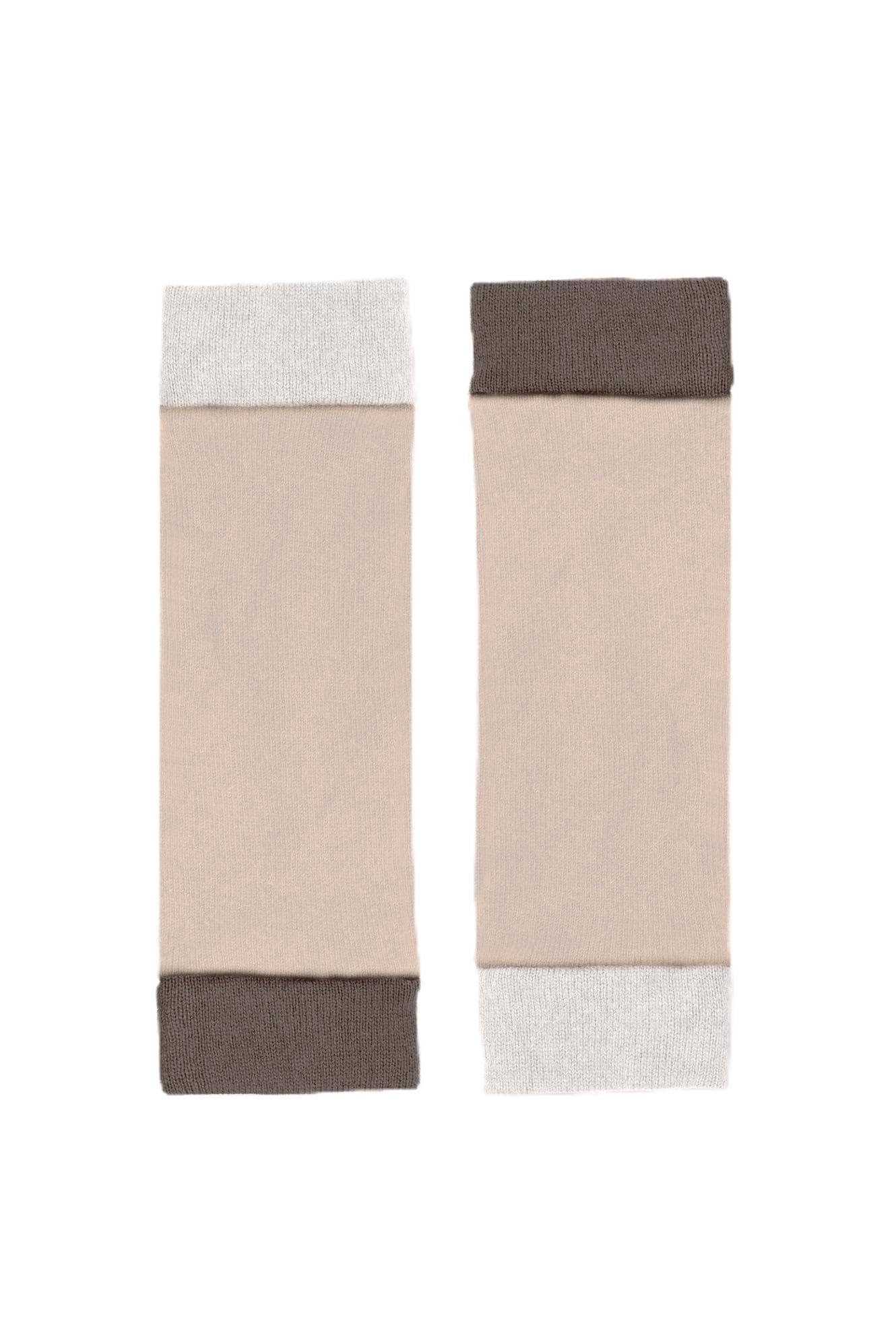 Turtle Doves 100% Recycled Cashmere Wrist Warmer (Neutral Mix)