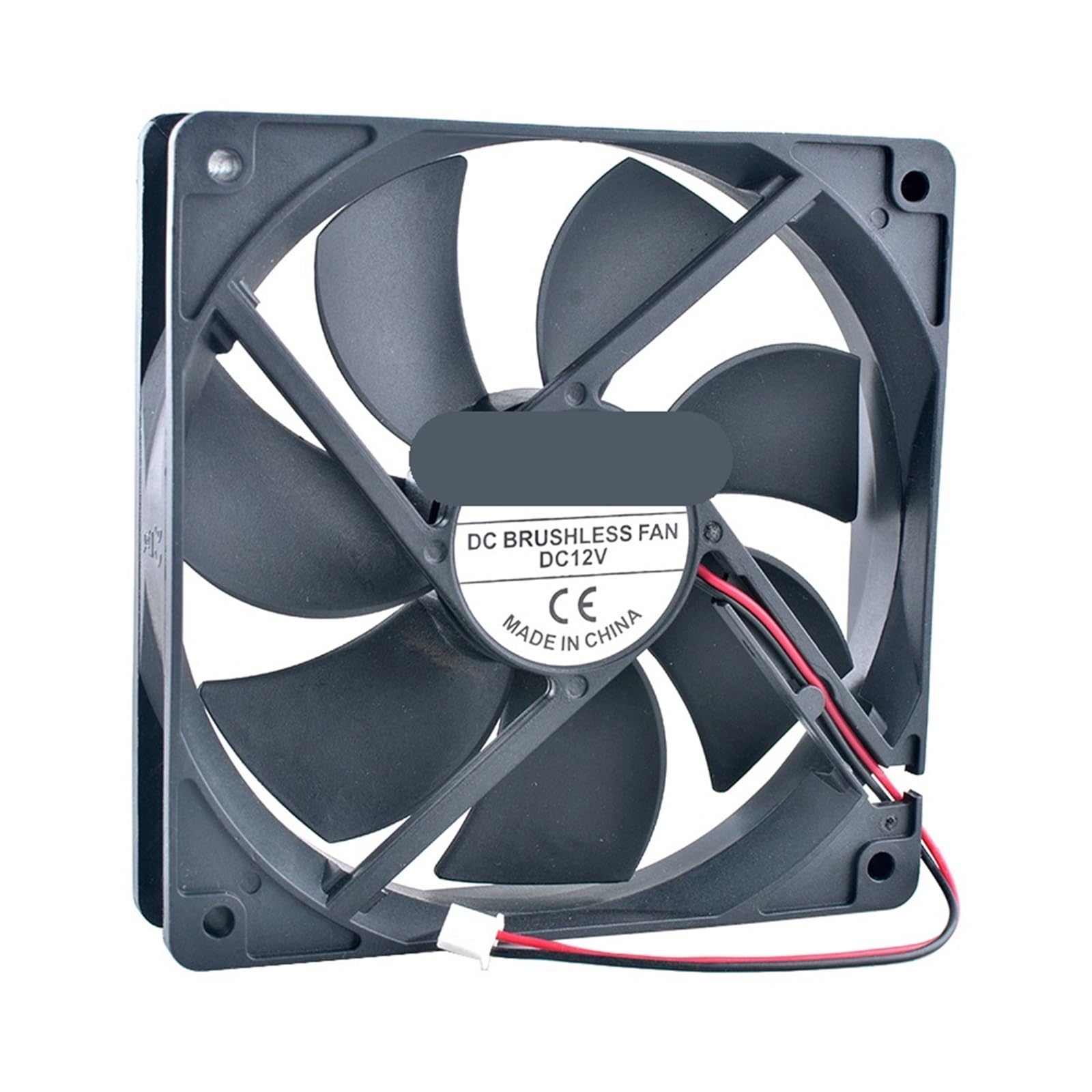 JJKKOZVQF 12cm 120mm fan 120x120x25mm 12025 DC12V 0.10A 1600RPM bearings cooling fan