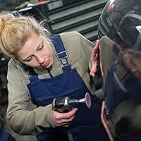 Vista 5 de uxcell 30 discos de lijado morados de 3 pulgadas, 1200 granos, gancho y bucle, papel de arena profesional de óxido de aluminio, pulido húmedo y seco