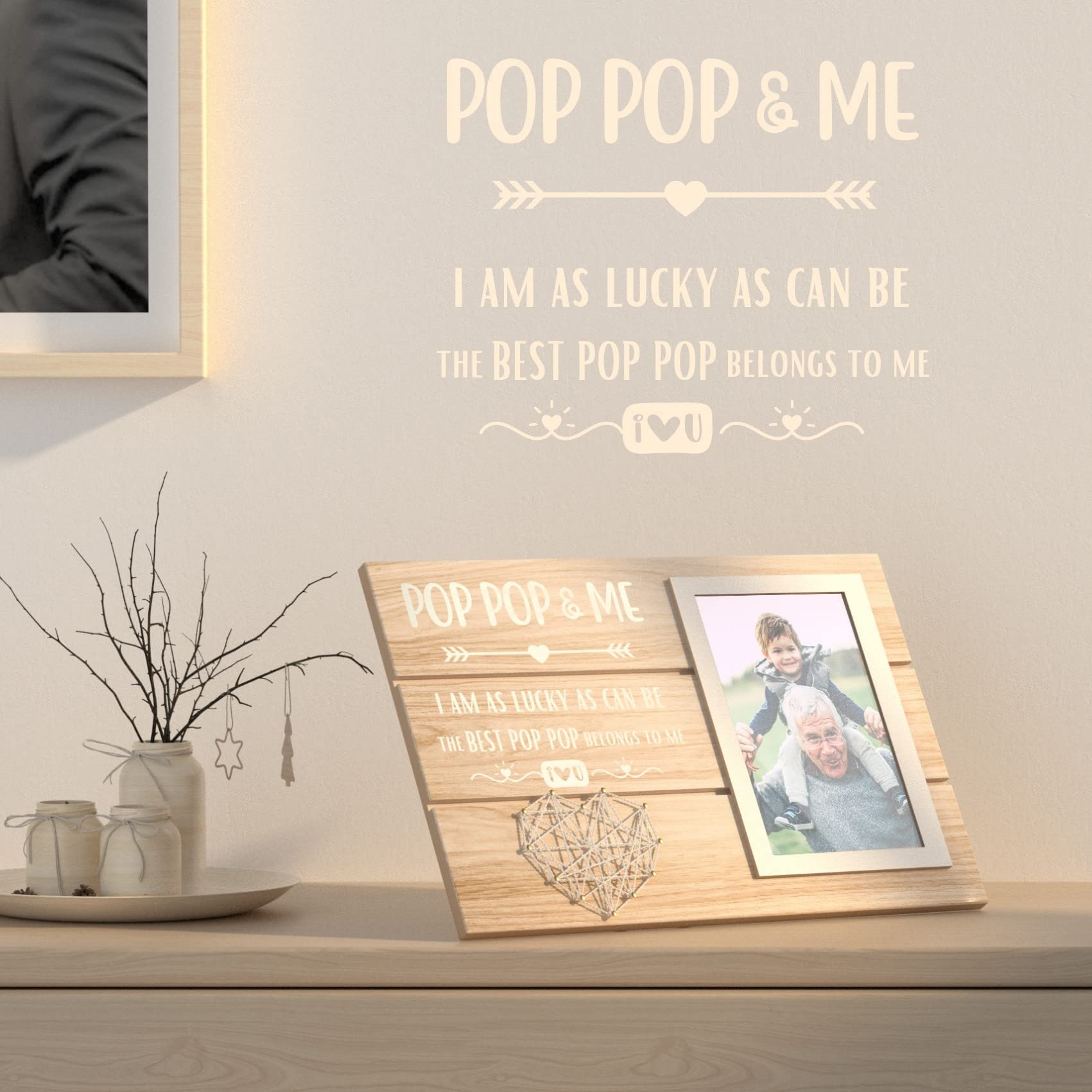 Pop Pop Gifts - Grandpa Picture Frame -3