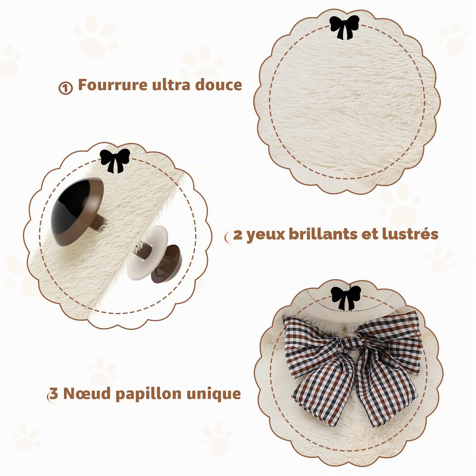 MorisMos Peluche Ours Geant XXL 150cm, Kawaii Nounours en Peluche Geante Ivoire Doux, Grand Doudou Teddy Bear Douce Câlin Cadeau Mignonne pour Femme Enfant Filles Saint Valentin Anniversaire Mariage