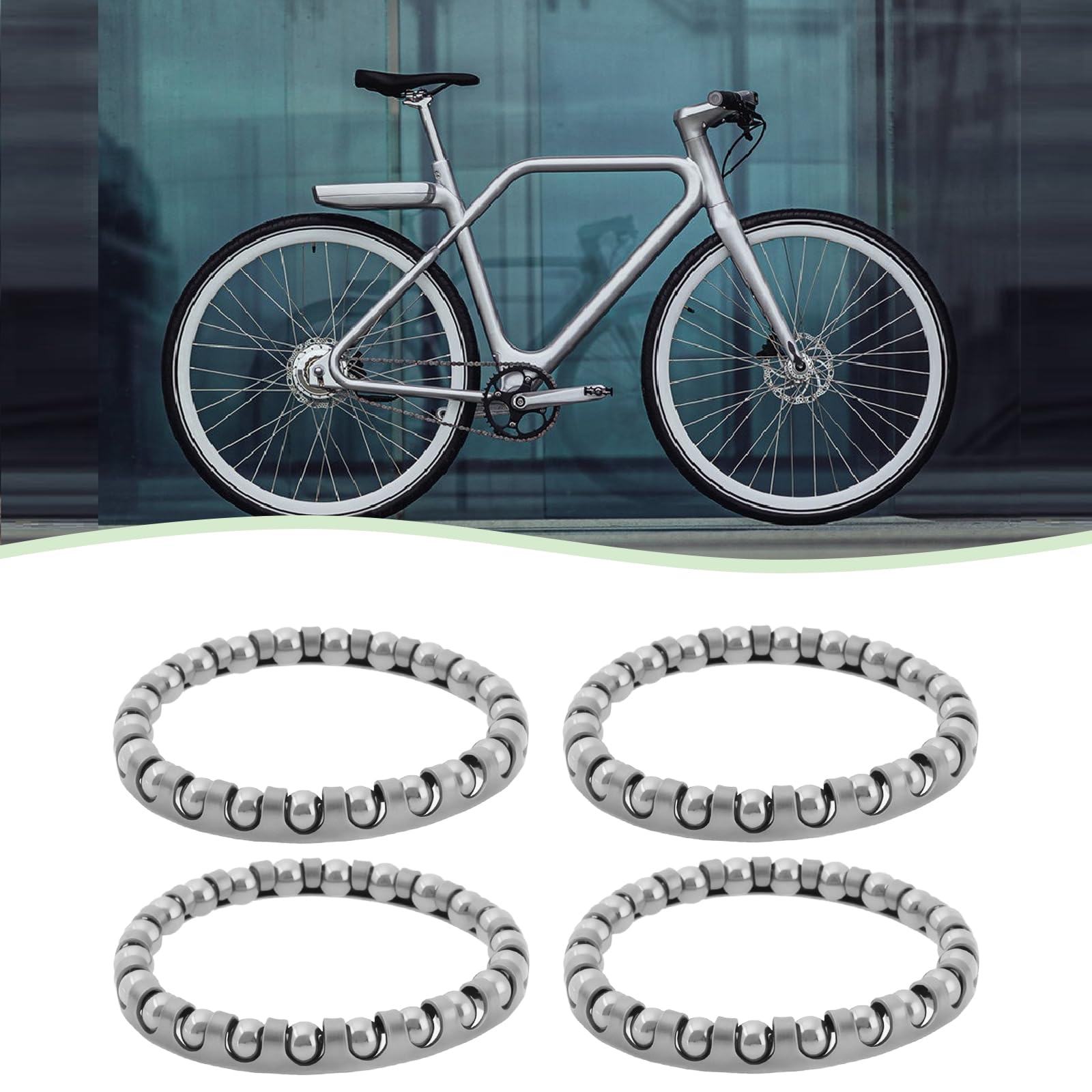 Jeu De Direction Pour Vélo 1 1/8 - Cuffie Bici Sterzo - M-Wave Noir - Neuf - MTB VTC