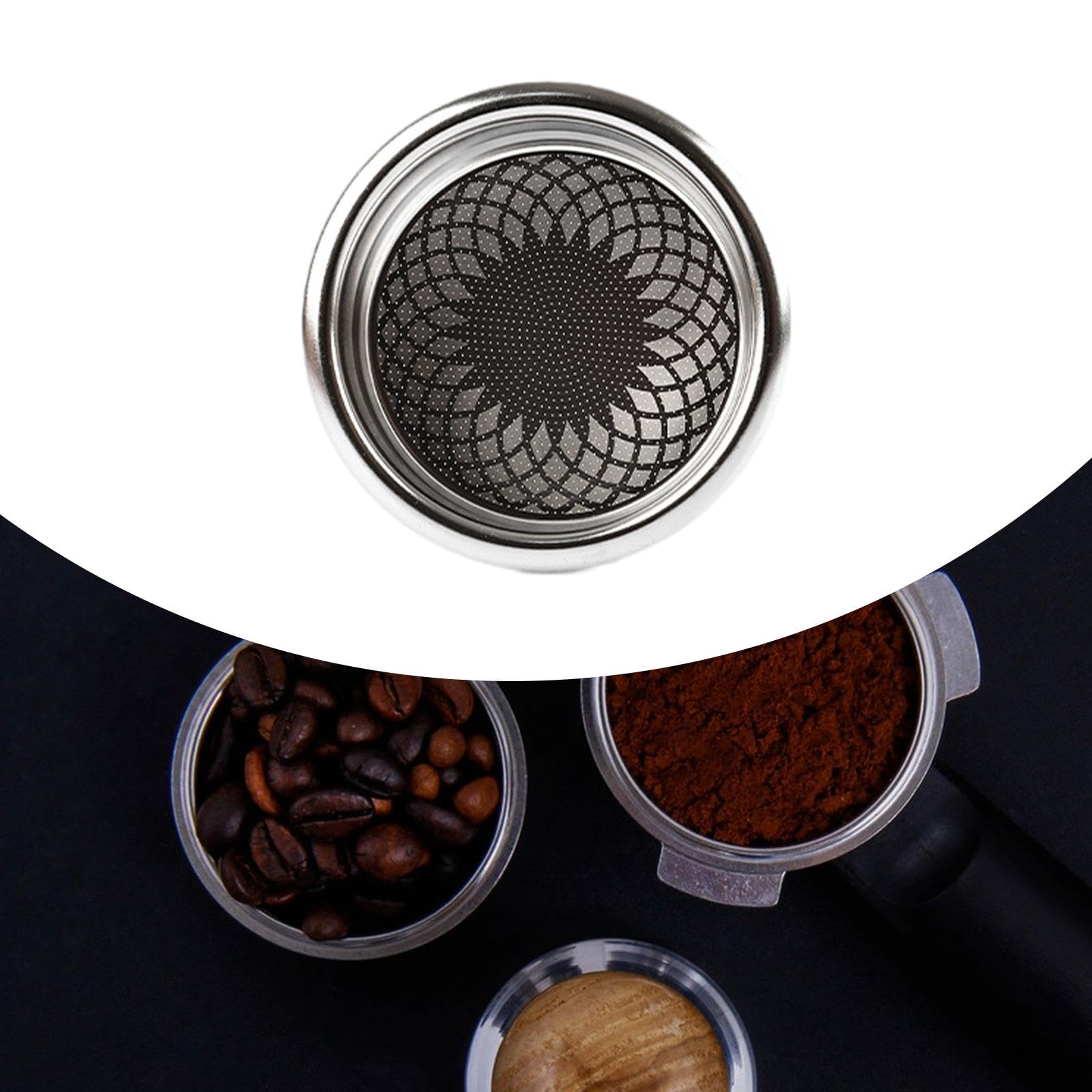 Filtro de Café de Acero Inoxidable, Cesta Porosa Presurizada Desmontable, Fácil Instalación, Apto para Uso Doméstico, en Restaurantes, Cafeterías Y Ba, Style a, tal como se describe