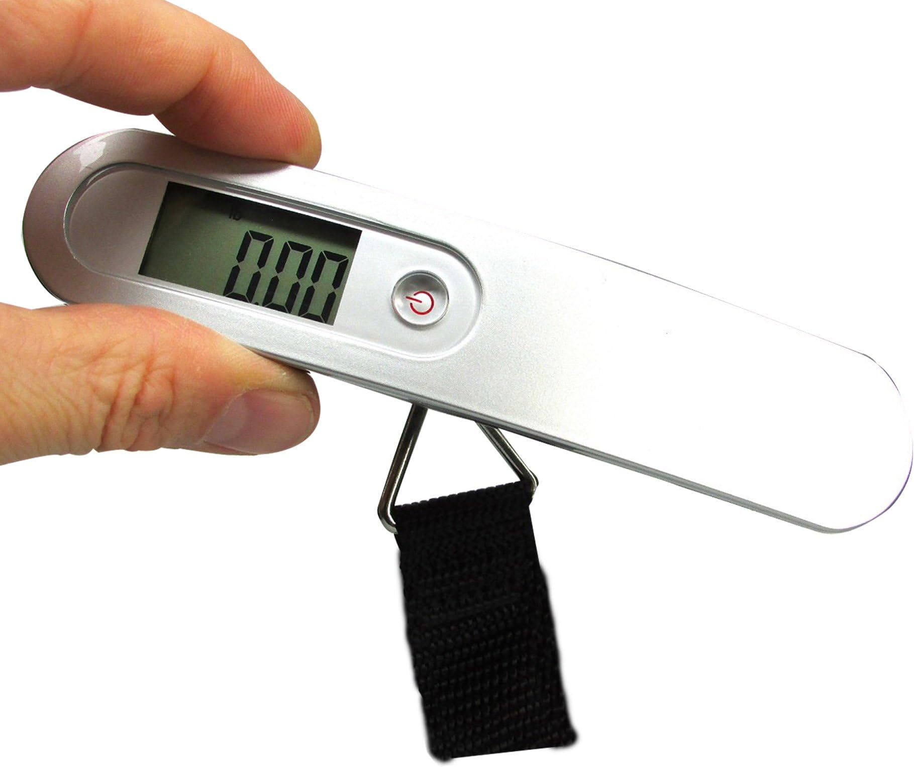 Travel Digital Luggage / Hanging Scale for Travel/ Outdoor/ Home110 lb/50KG Silver RW-TS03