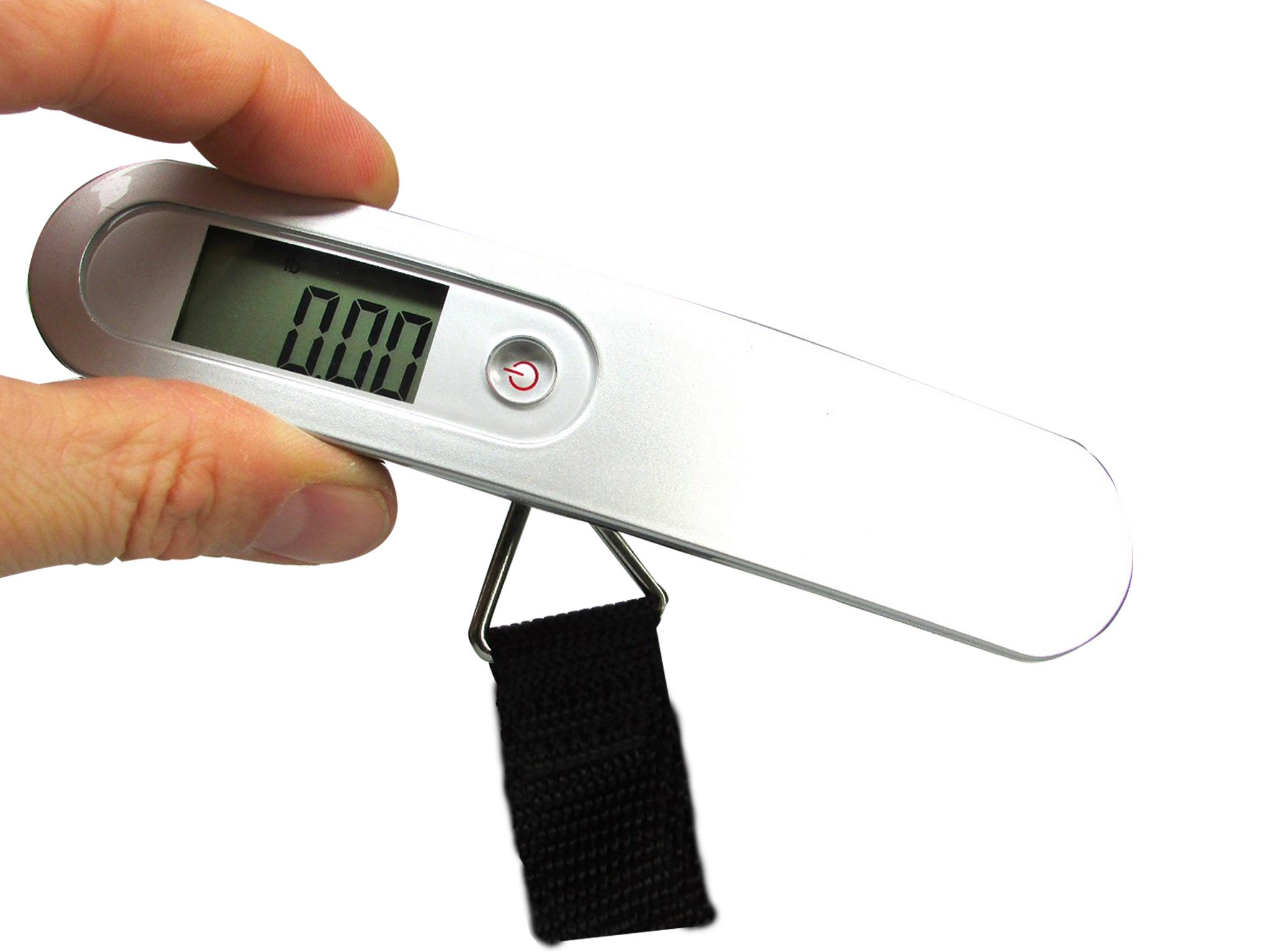 Travel Digital Luggage / Hanging Scale for Travel/ Outdoor/ Home110 lb/50KG Silver RW-TS03
