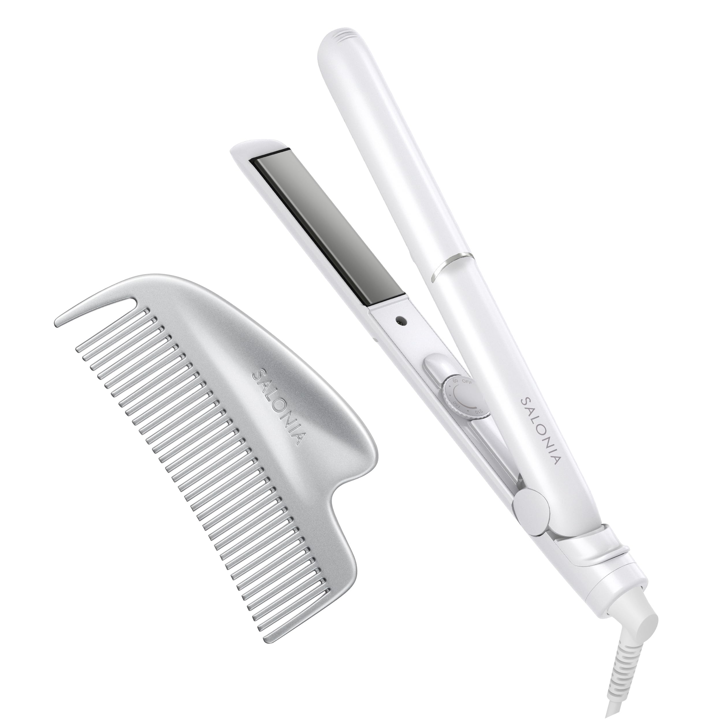 Amazon.co.jp: SALONIA サロニア グロッシーケア ストレート アイロン