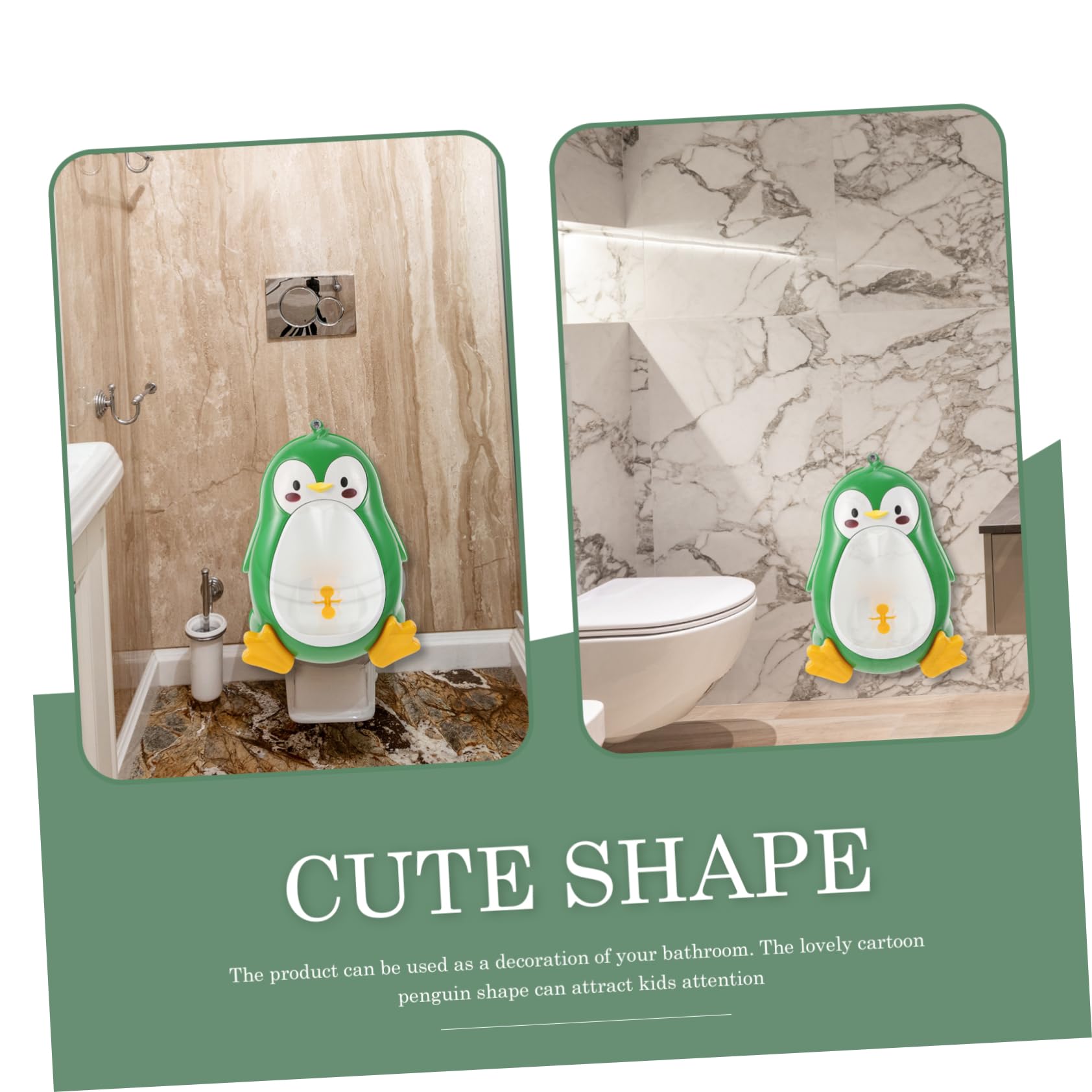 Orinal Forma de Pingüino para Niños, Entrenamiento