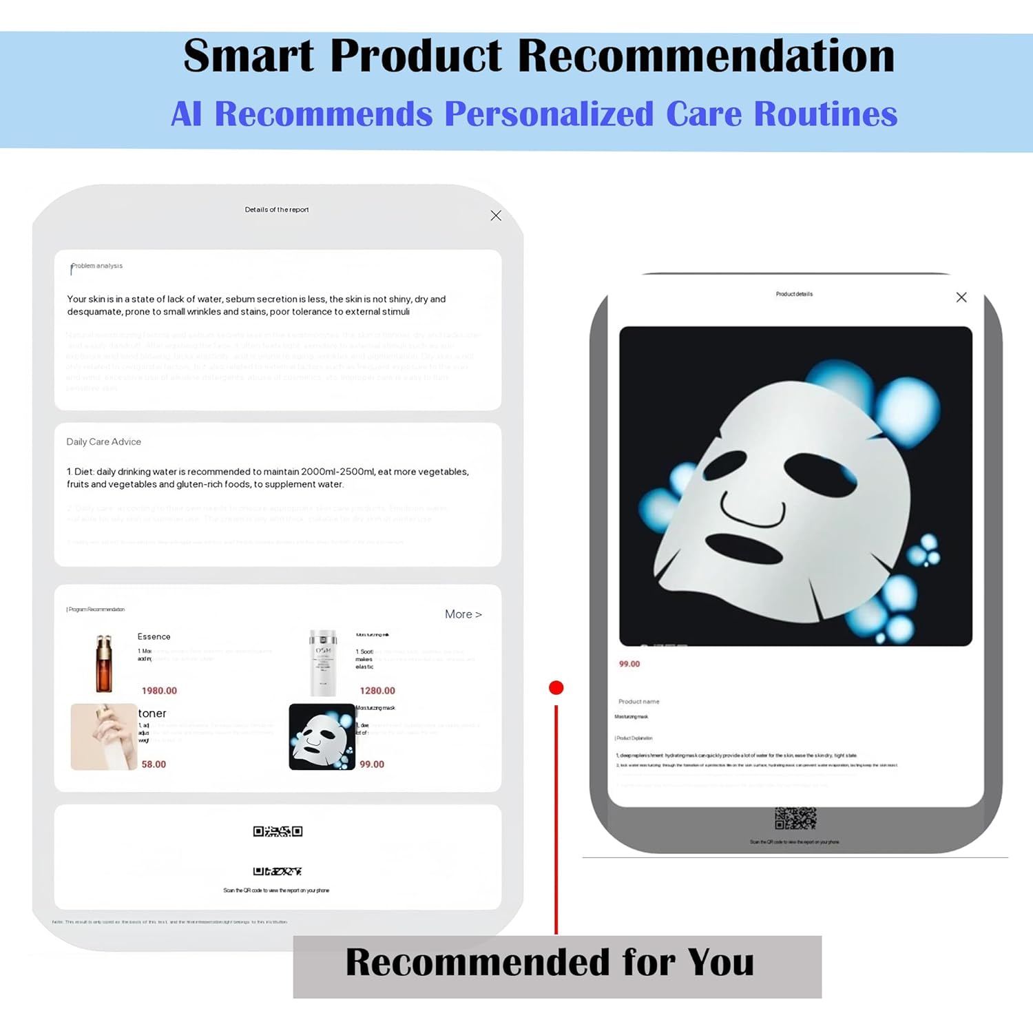 Skin-Analysis Machine Professional f/Facial – 8-Spectrum Imaging, 15.6" FHD Touchscreen, AI Product Recommendation, Multi-Language, Before/After Proof, Trusted by Salons & Spas