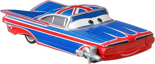 Disney Vehículos de personajes fundidos a presión de película, miniatura, juguetes coleccionables de autos de carreras basados en películas de