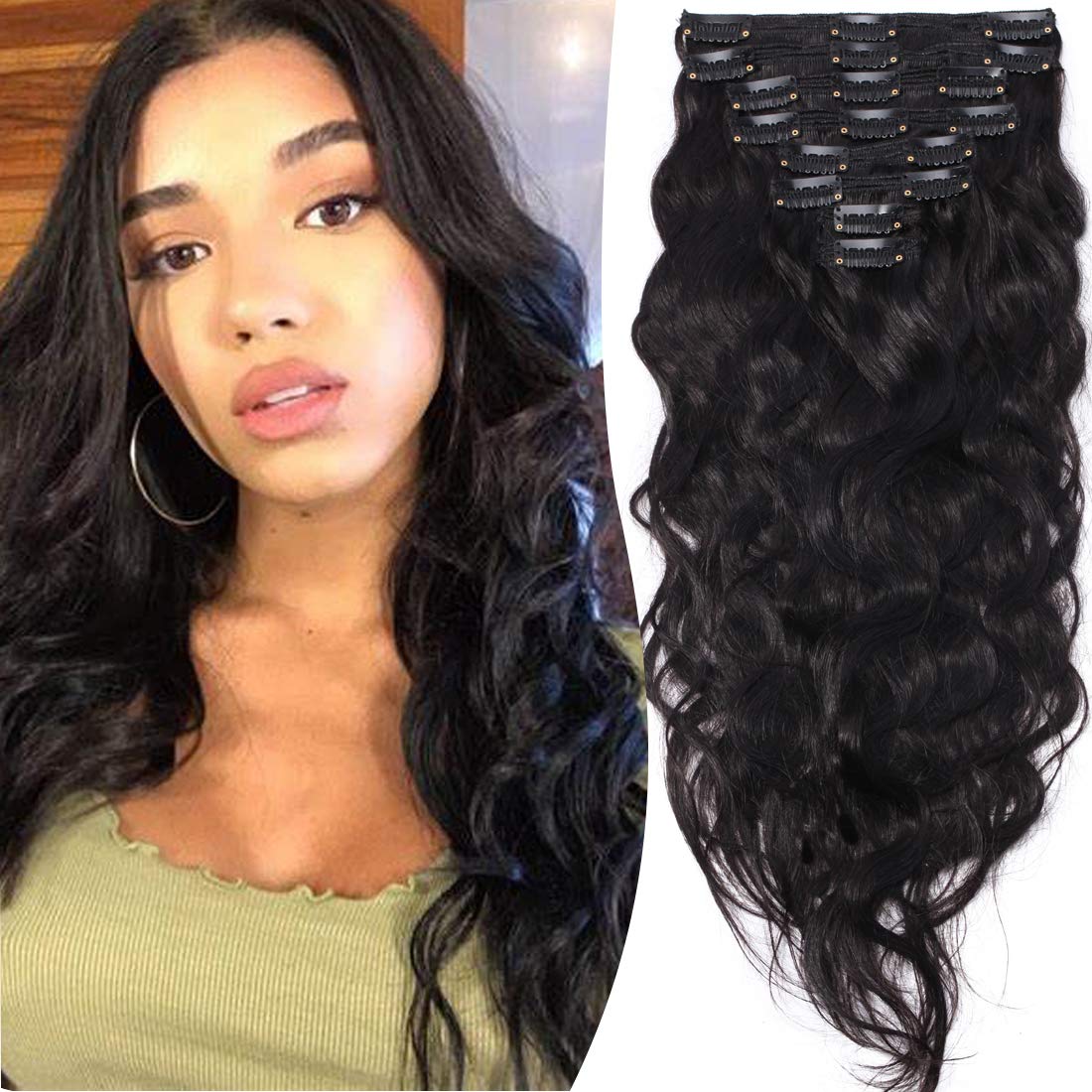 31 wavy hair extensions weft passed our test 2024