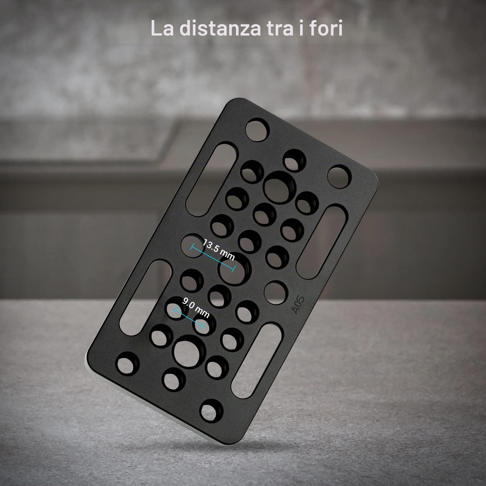 SMALLRIG Cheese Plate Piastra di Base con Filettatura da 1/4" e 3/8" Attrezzatura Fotografica per DSLR - 1598
