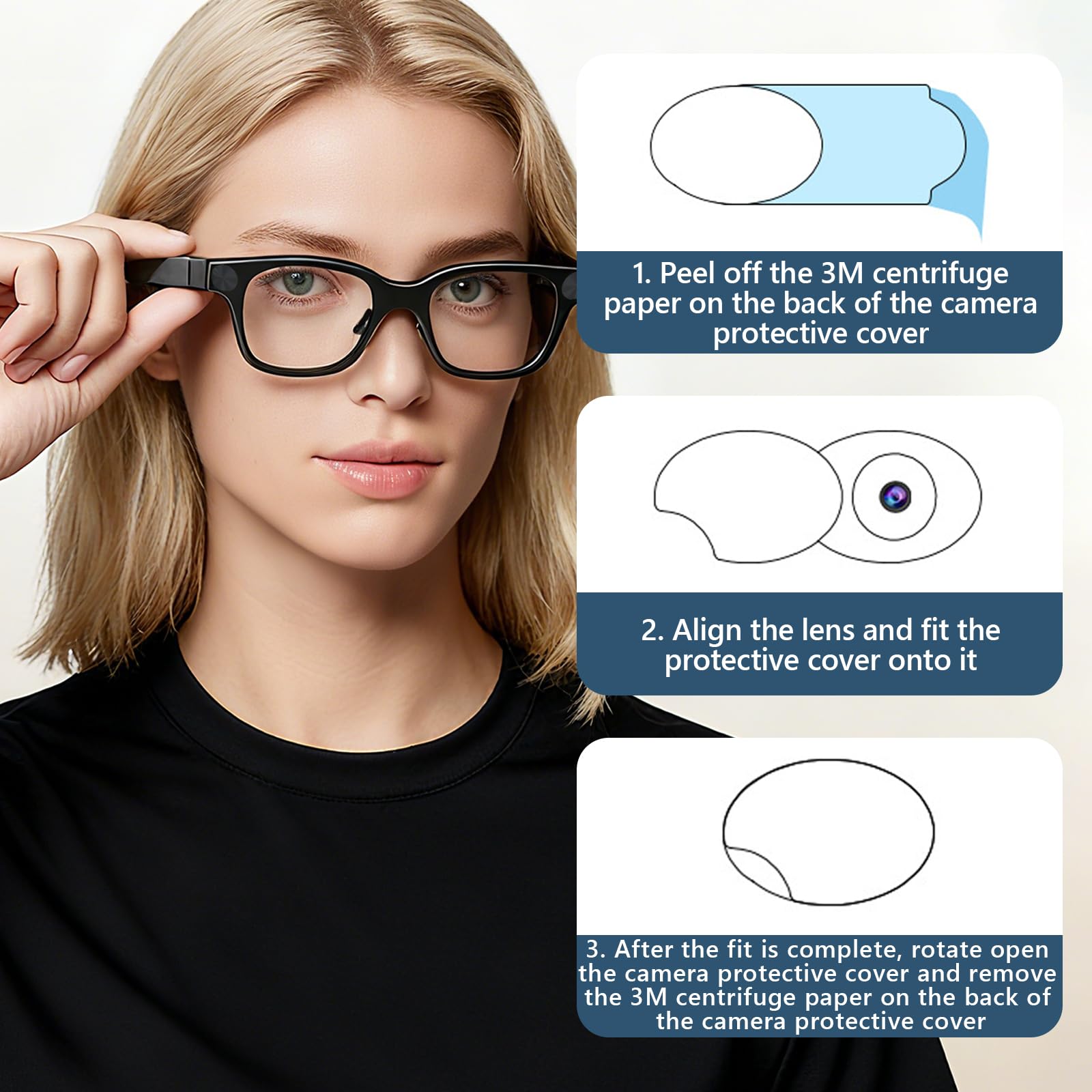 Amazon.co.jp: Ray-Ban Meta Smart Glasses対応 LEDライトブロッカー3