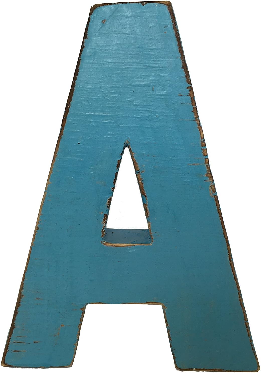 Whirled Planet Wood Letter, Blue, 8-Inch (A)